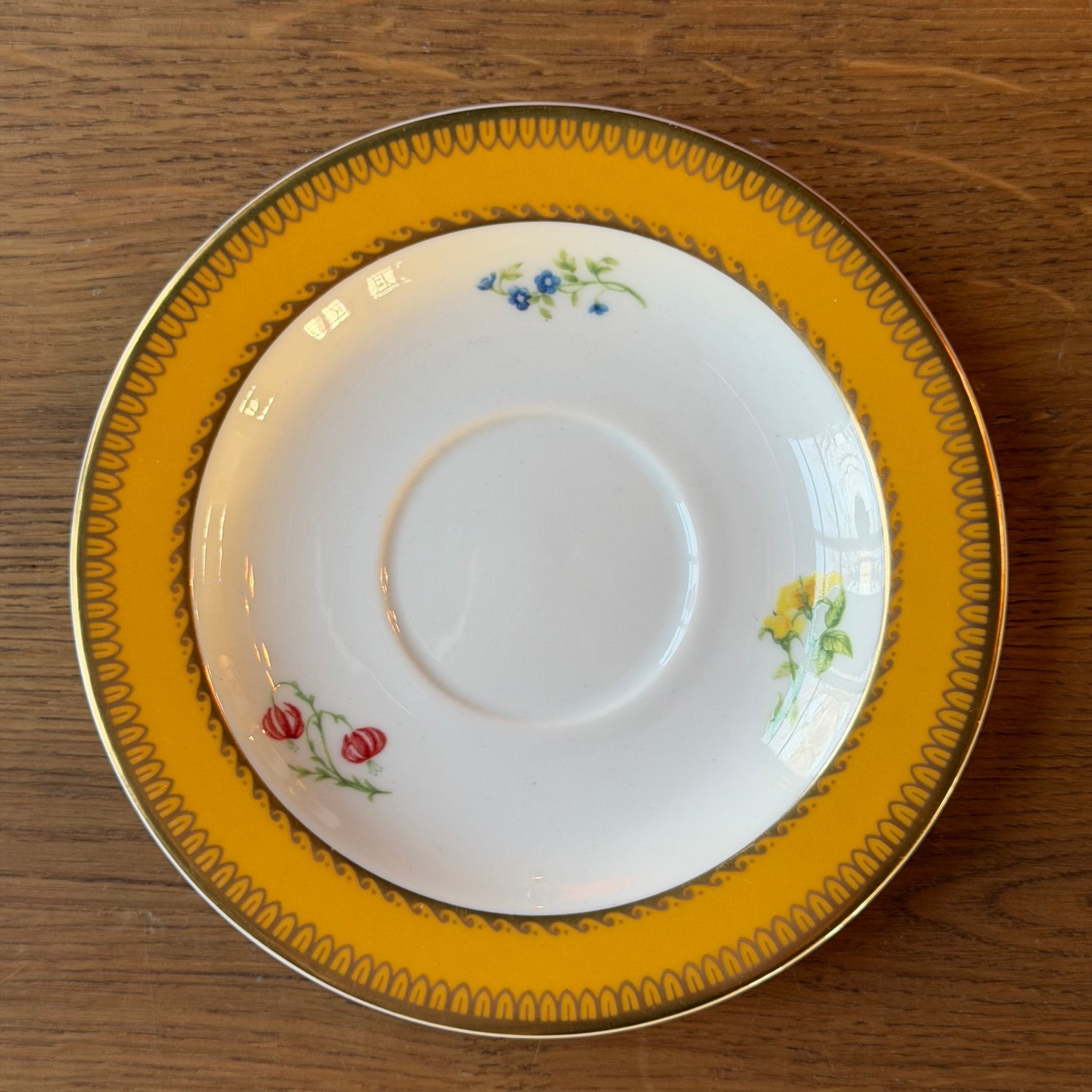 6 - Delige Luxe Porseleinen Koffieset "Joseph Nigg" – Wenen Academie Jubileumeditie – Verguld & Kleurrijk - The Collectionist