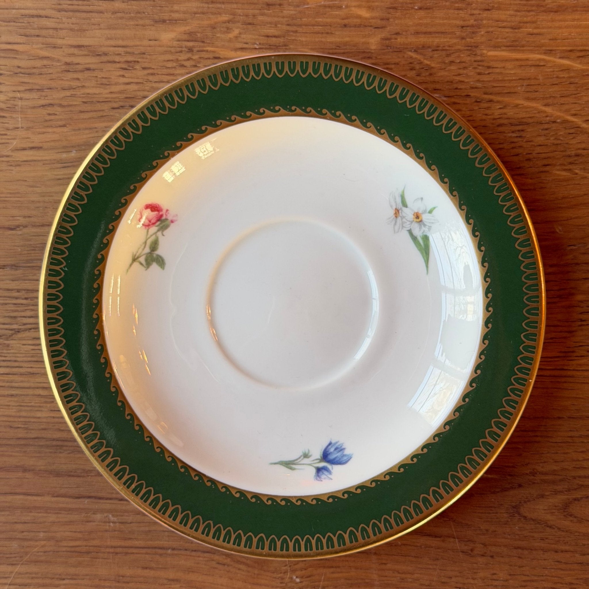 6 - Delige Luxe Porseleinen Koffieset "Joseph Nigg" – Wenen Academie Jubileumeditie – Verguld & Kleurrijk - The Collectionist