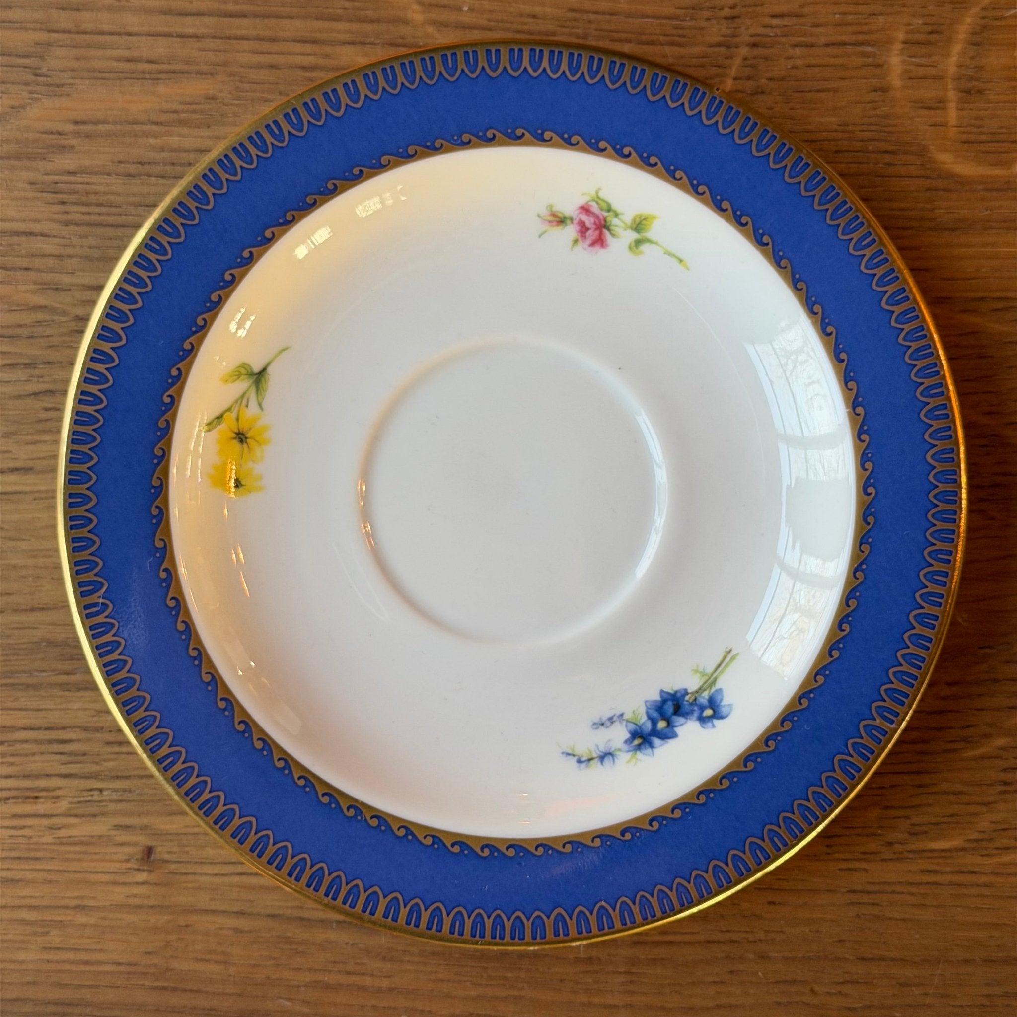 6 - Delige Luxe Porseleinen Koffieset "Joseph Nigg" – Wenen Academie Jubileumeditie – Verguld & Kleurrijk - The Collectionist