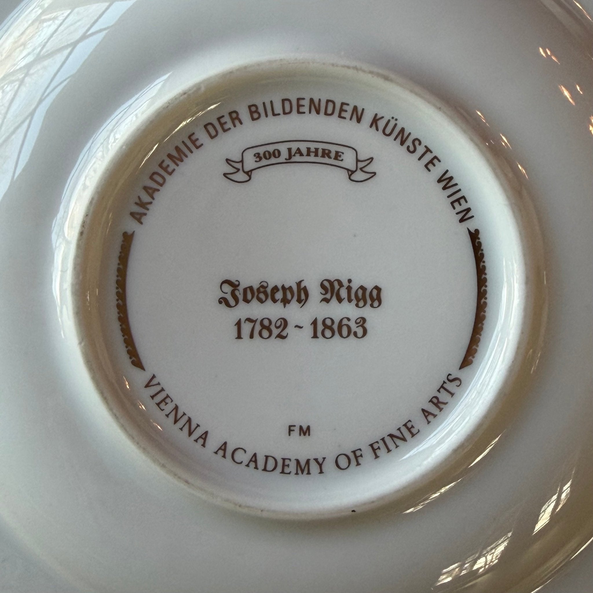 6 - Delige Luxe Porseleinen Koffieset "Joseph Nigg" – Wenen Academie Jubileumeditie – Verguld & Kleurrijk - The Collectionist