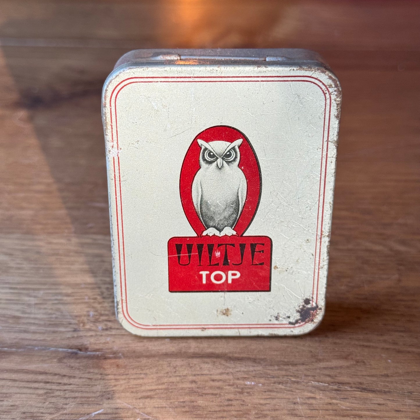 Vintage Uiltje Top Blikje – Sigarenblik – Nederland
