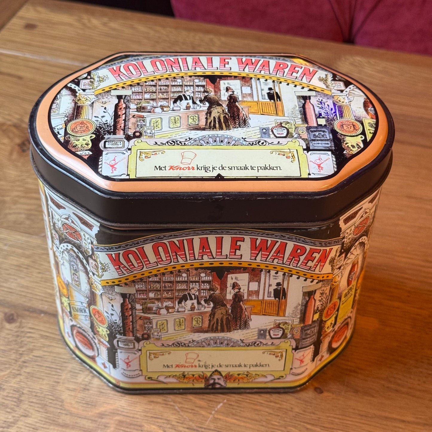 Vintage Knorr Blik - Koloniale Waren - Nostalgisch Winkelinterieur