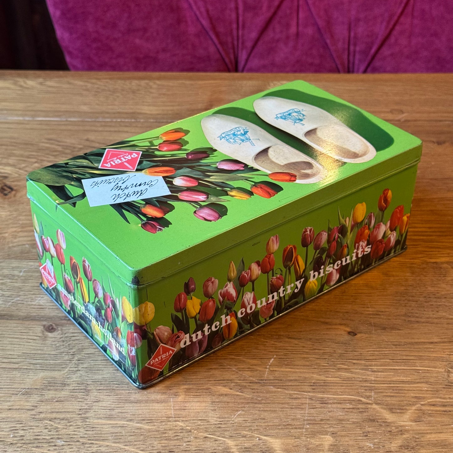 Vintage Patria Dutch Country Biscuits Blik – Klompen & Tulpen