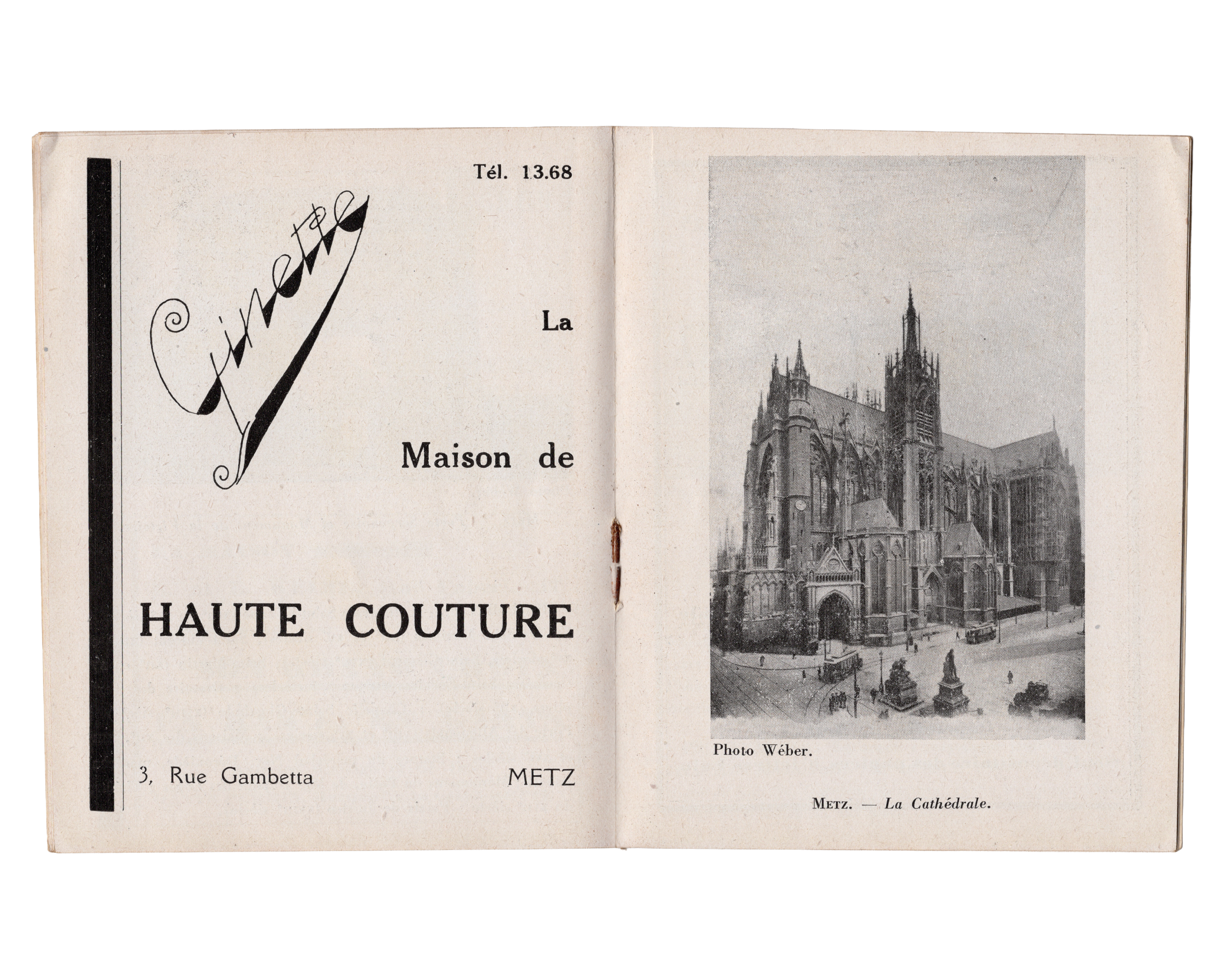 Petit guide touristique Metz Moselle années 1930 Extension Touristique Française