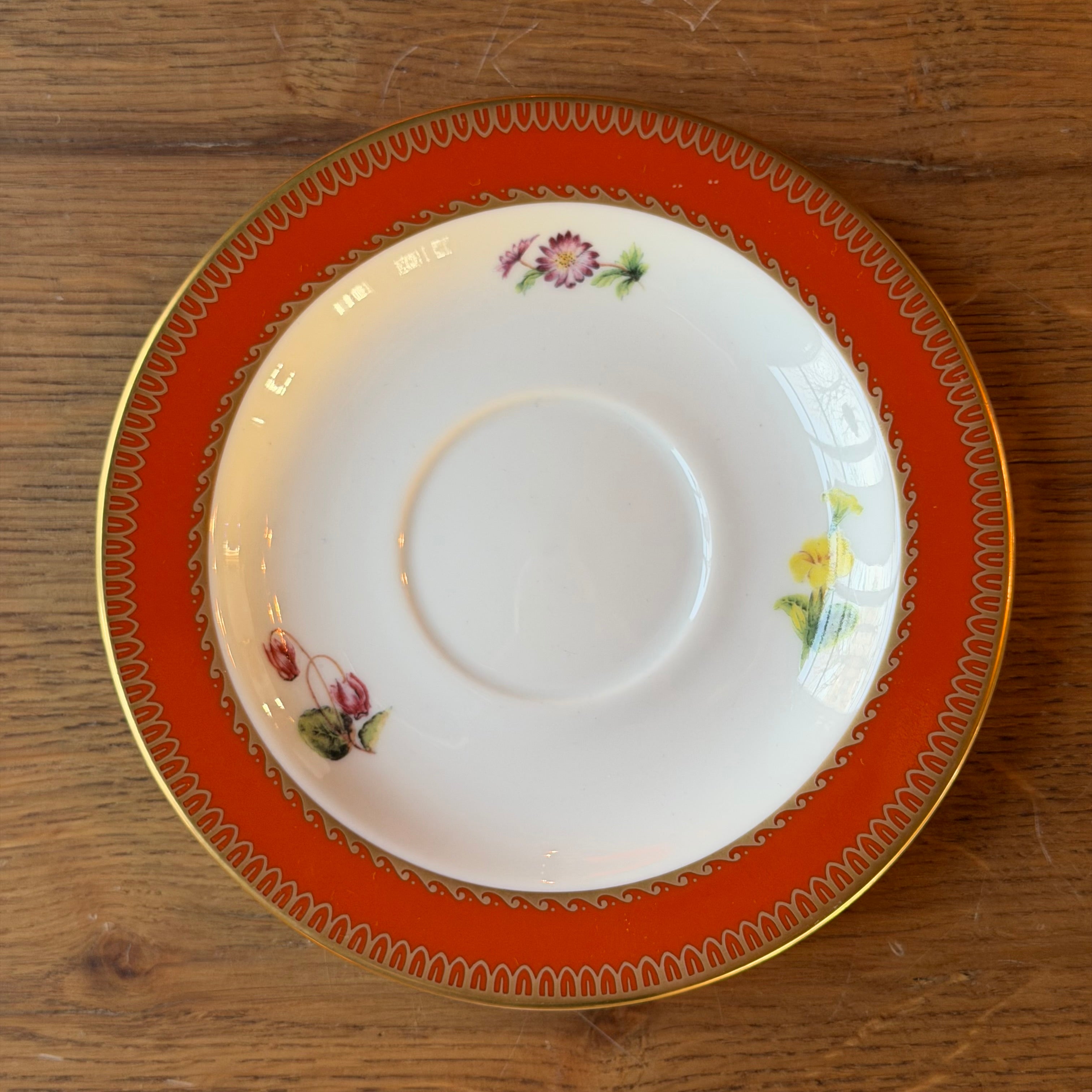 6-Piece Luxury Porcelain Coffee Set "Joseph Nigg" – Vienna Academy Anniversary Edition – Gilded &amp; Colorful