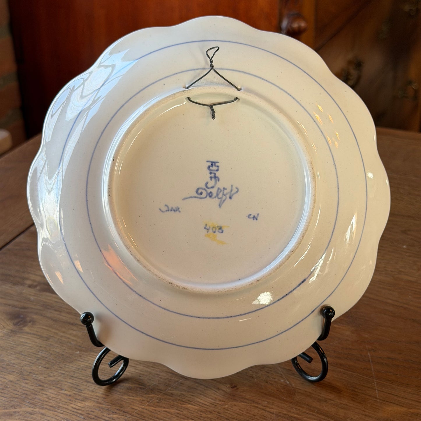 Royal Delft wandbord – handgeschilderd Delfts blauw (19,5 cm)