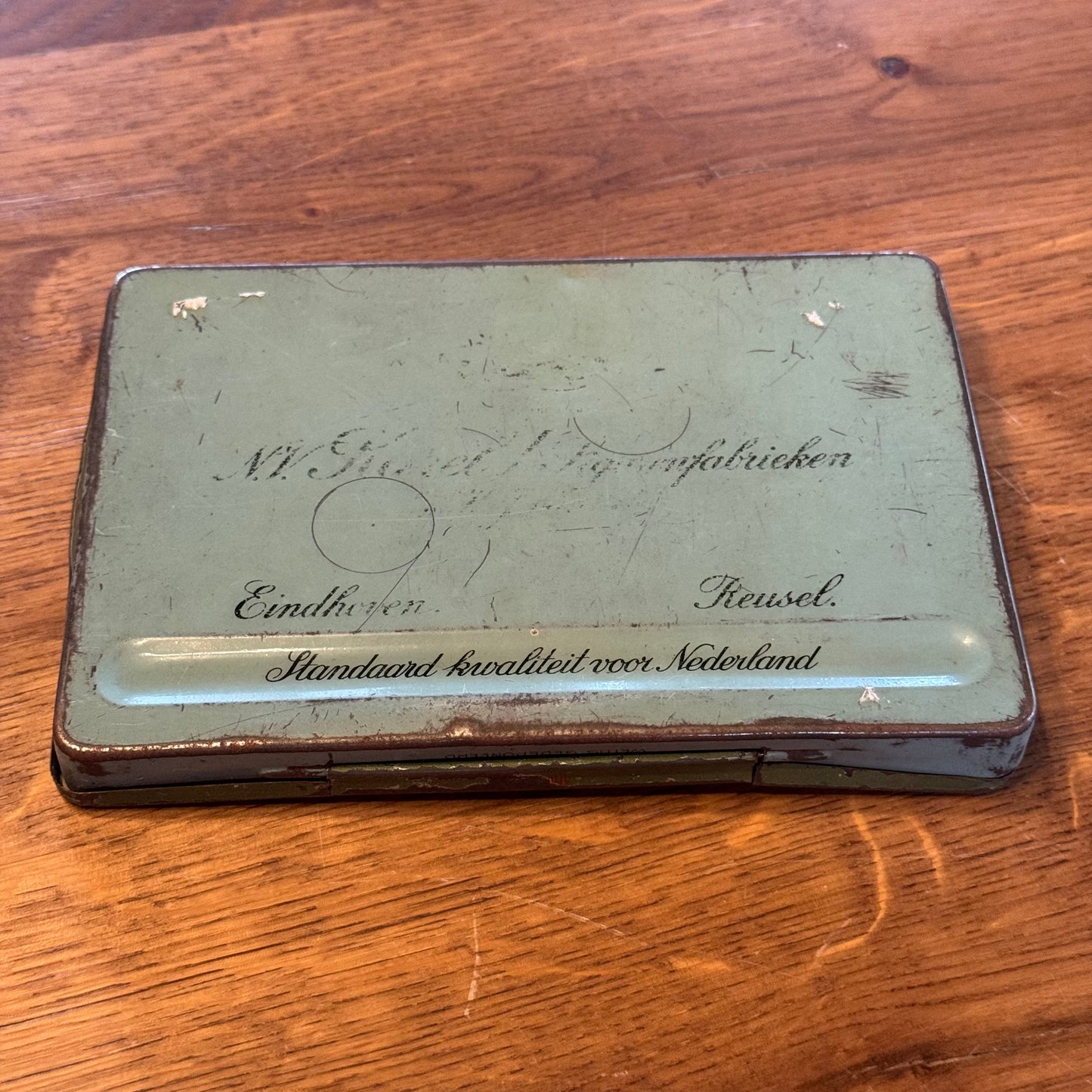 Vintage Karel I Sivana cigar tin – Eindhoven / Reusel – 1940s–1950s