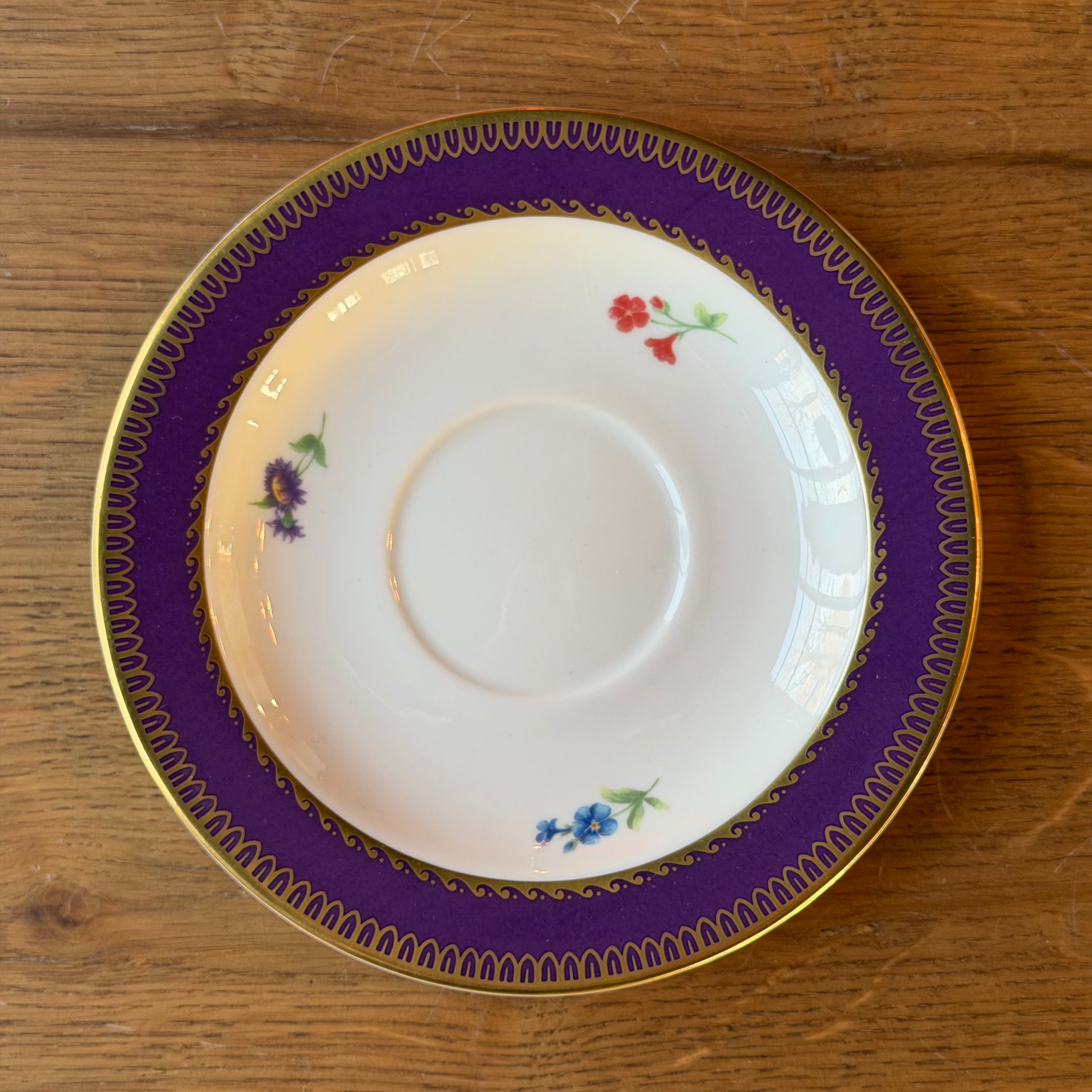 6-Piece Luxury Porcelain Coffee Set "Joseph Nigg" – Vienna Academy Anniversary Edition – Gilded &amp; Colorful