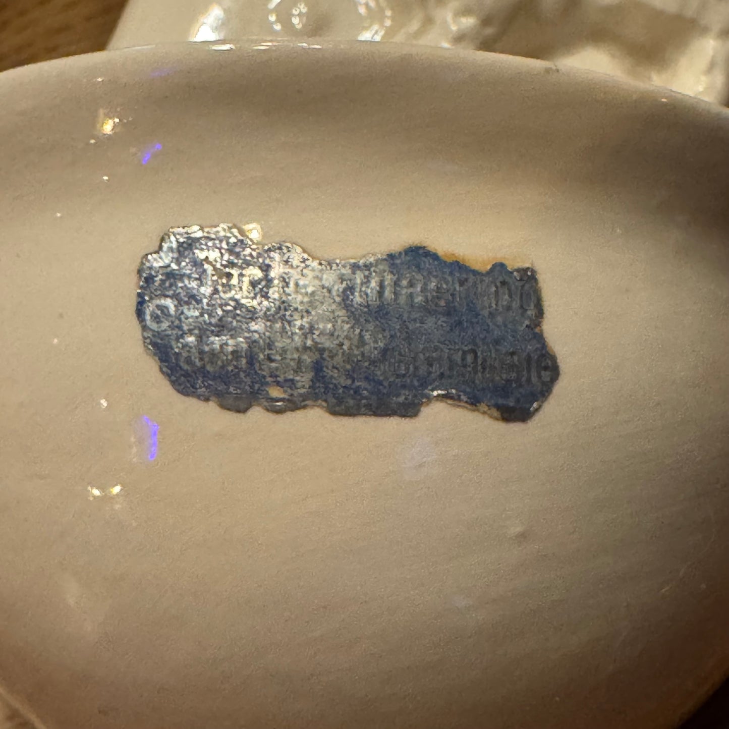 Vintage SL Venlo Herz-Jesu-Statue mit Weihwasserbecken – Keramik – Niederlande