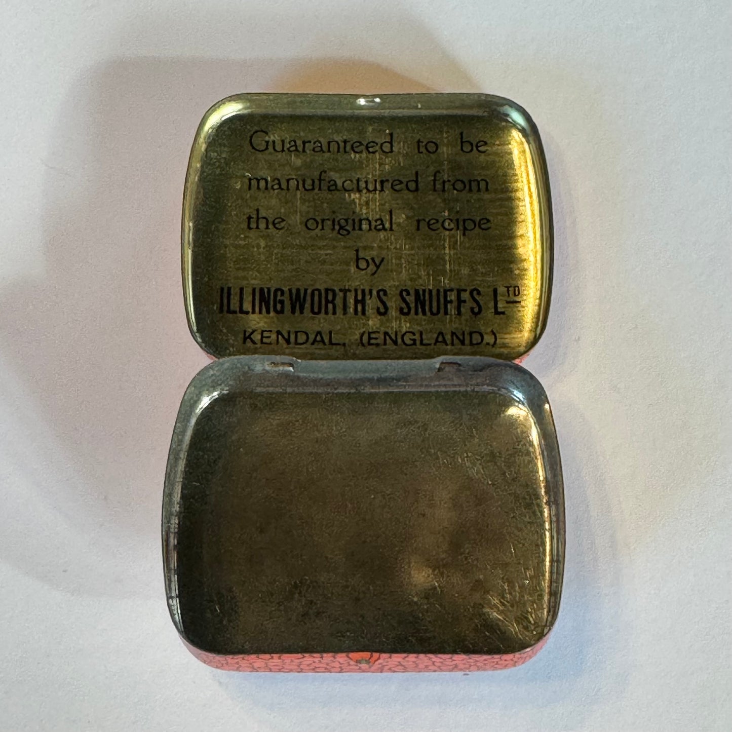 Dr. Rumney’s Mentholyptus Snuff – Illingworth’s Kendal – vintage tabaksblik