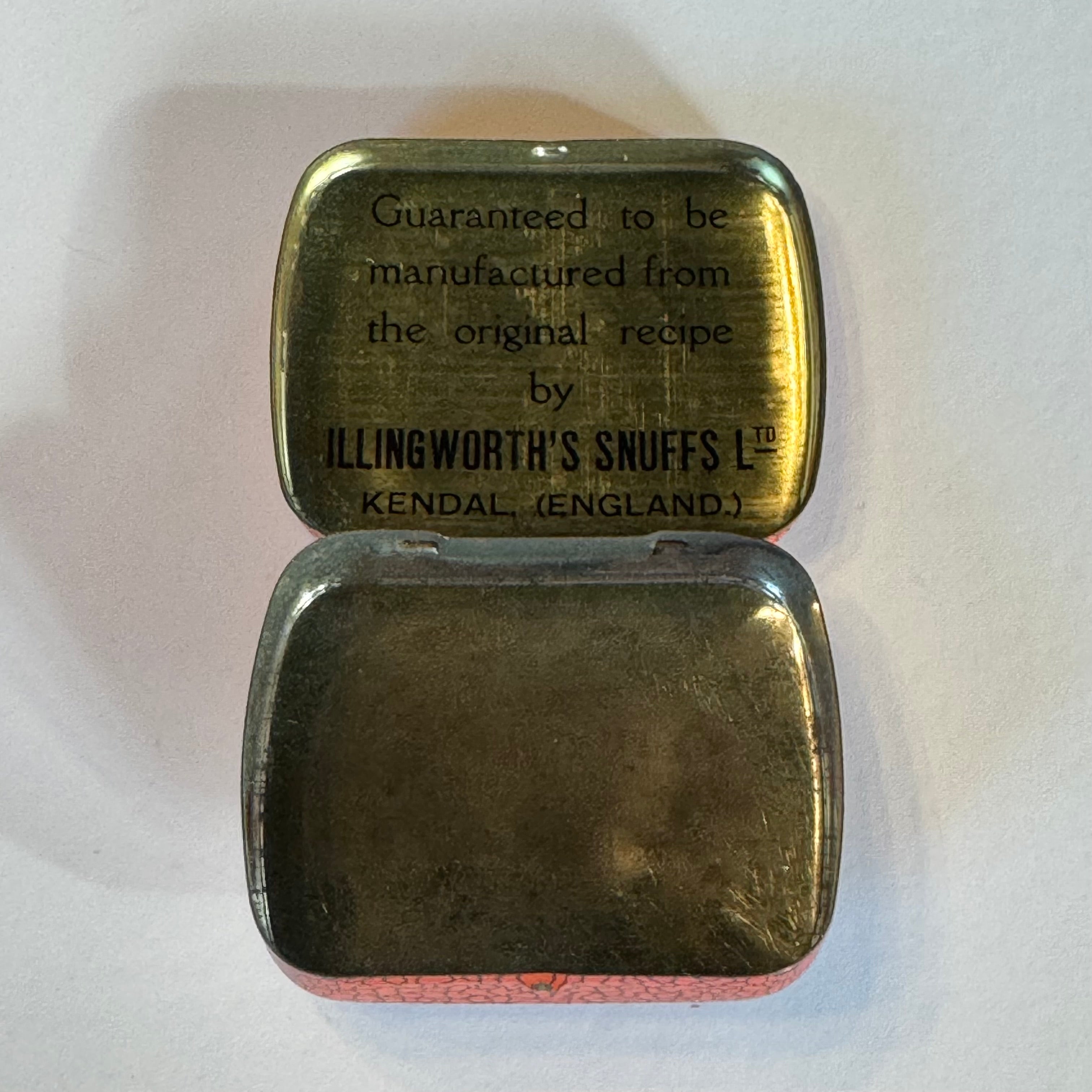 Dr. Rumney’s Mentholyptus Snuff – Illingworth’s Kendal – vintage tabaksblik