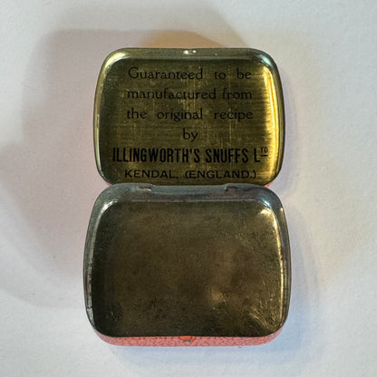 Dr. Rumney’s Mentholyptus Snuff – Illingworth’s Kendal – vintage tabaksblik