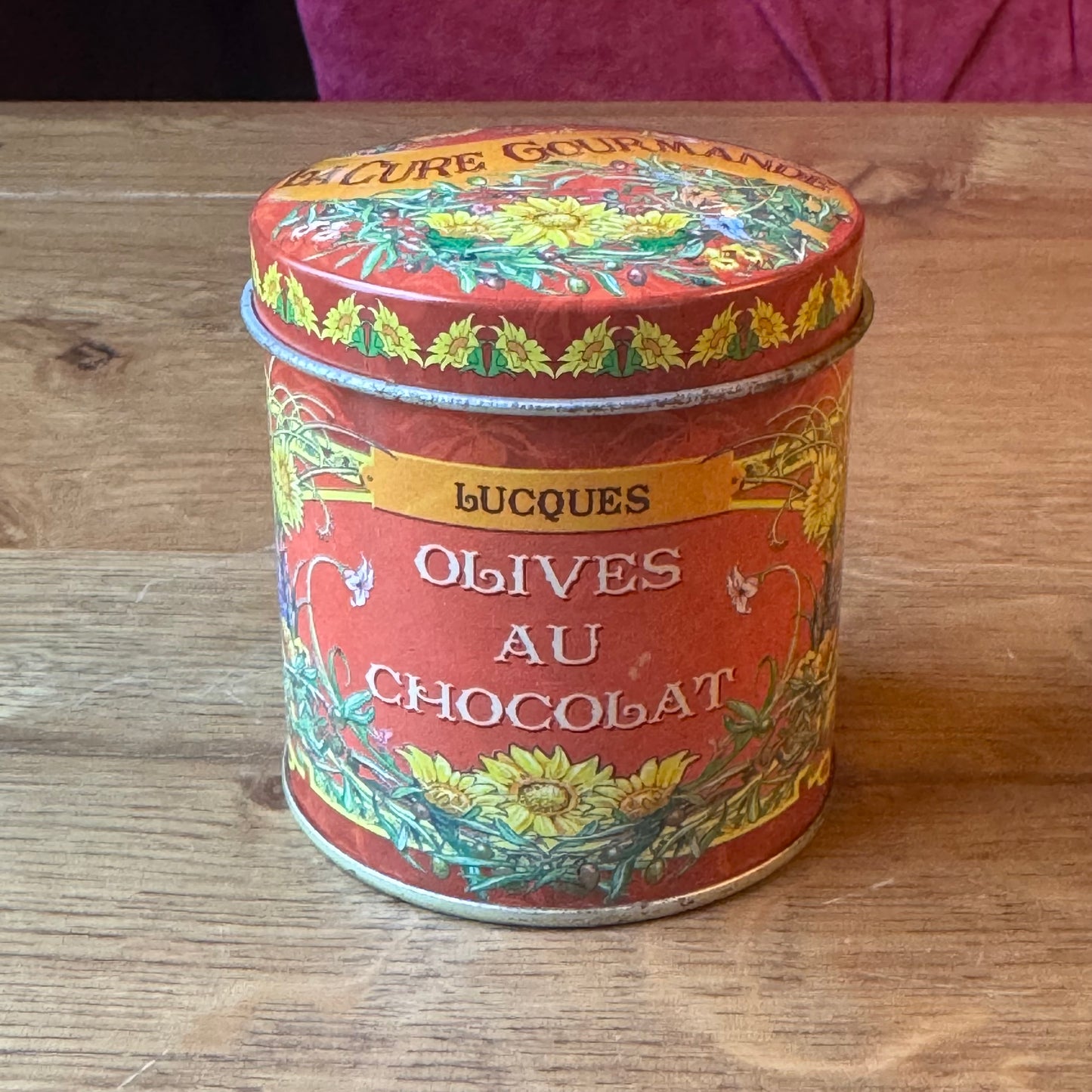 Blik La Cure Gourmande - Olives au Chocolat - Zonnebloemen