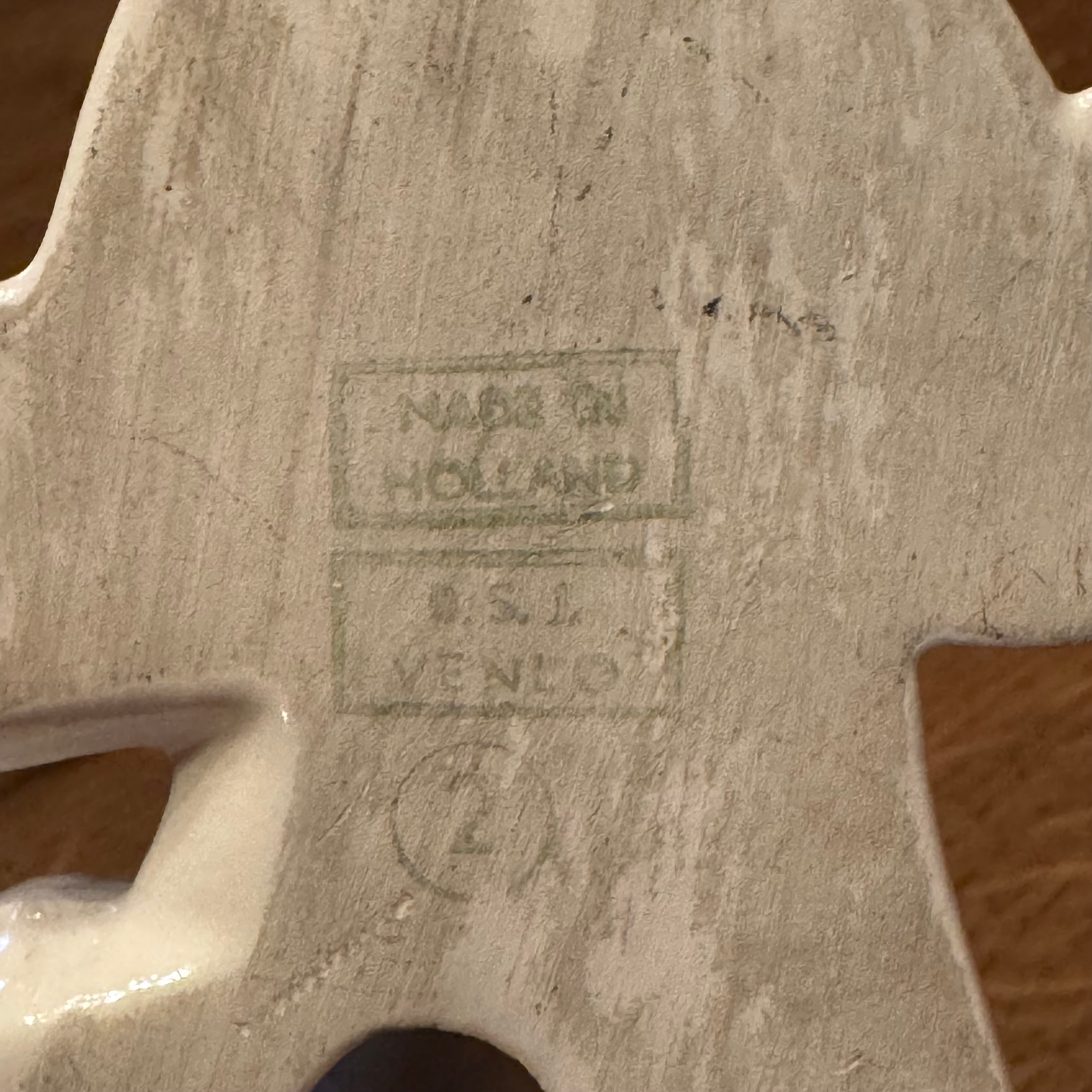 Vintage S.L. Venlo Heilig Hart Kinderbeeld met Wijwaterbakje – Keramiek – Nederland