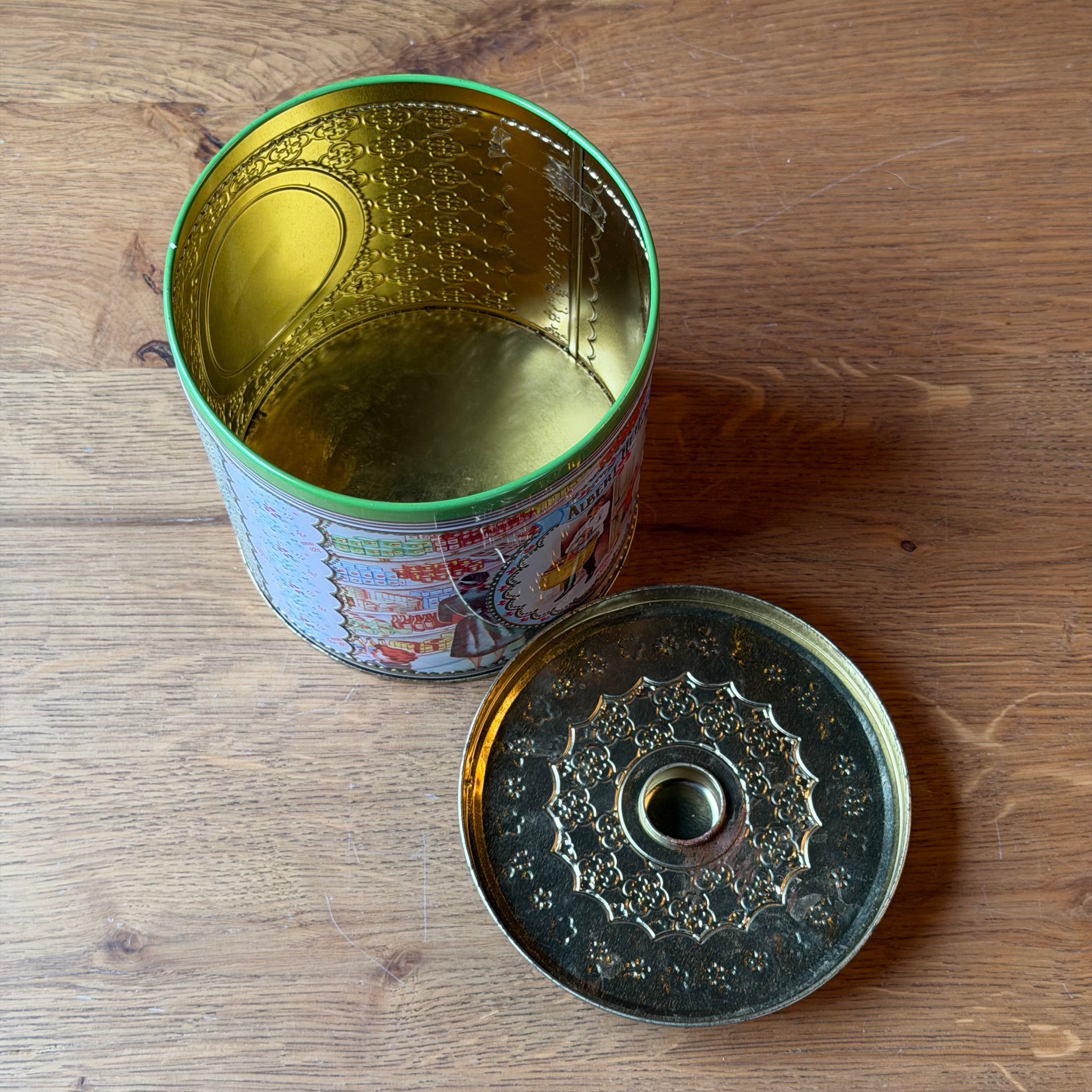 Albert Heijn Jubileumblik 125 Jaar (1887–2012) – Rond Verzamelblik Anno 1887