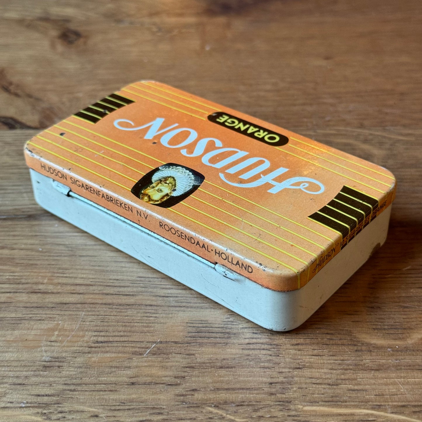 Hudson Orange sigarenblik – Roosendaal Holland