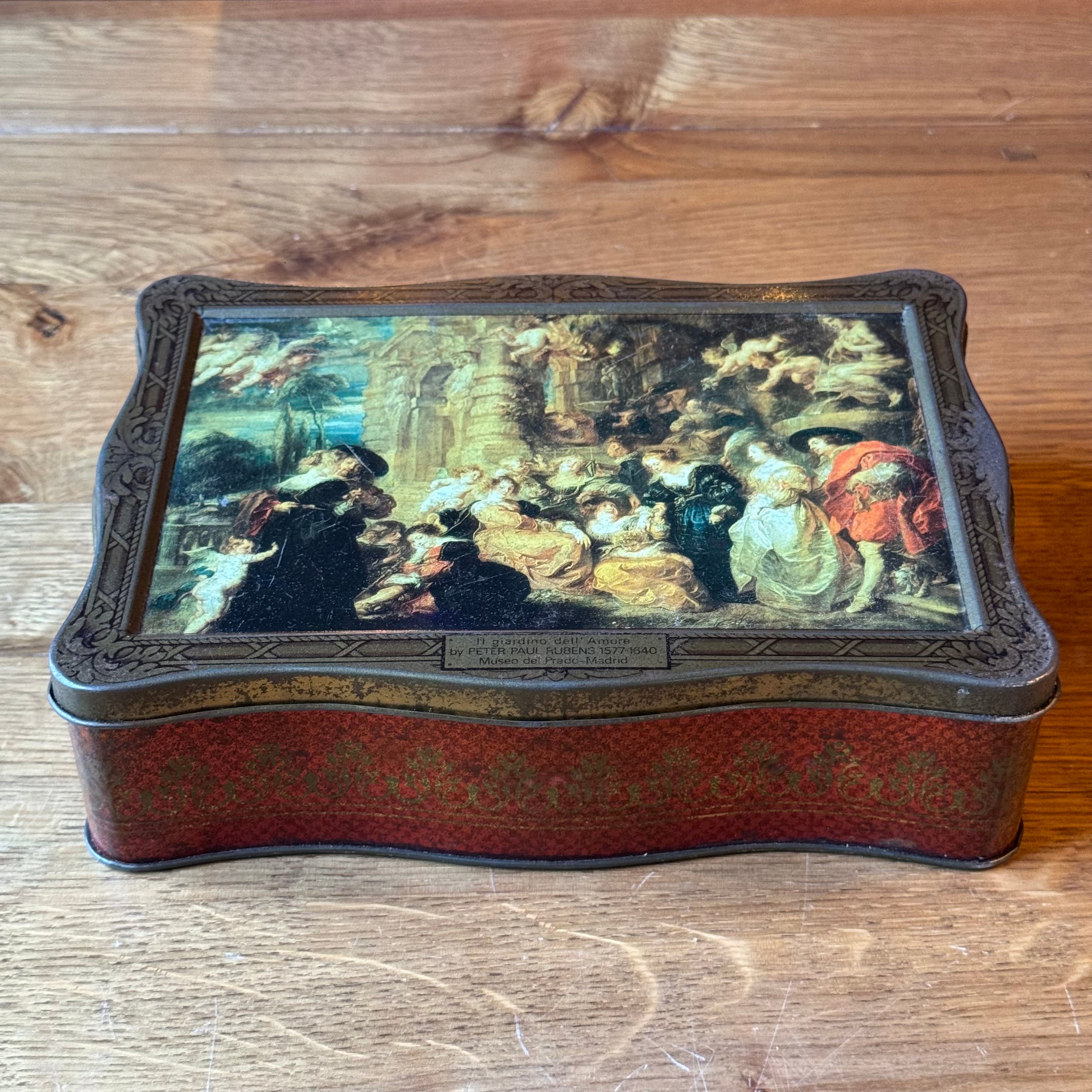 Vintage cookie jar with Rubens print – Il Giardino dell'Amore