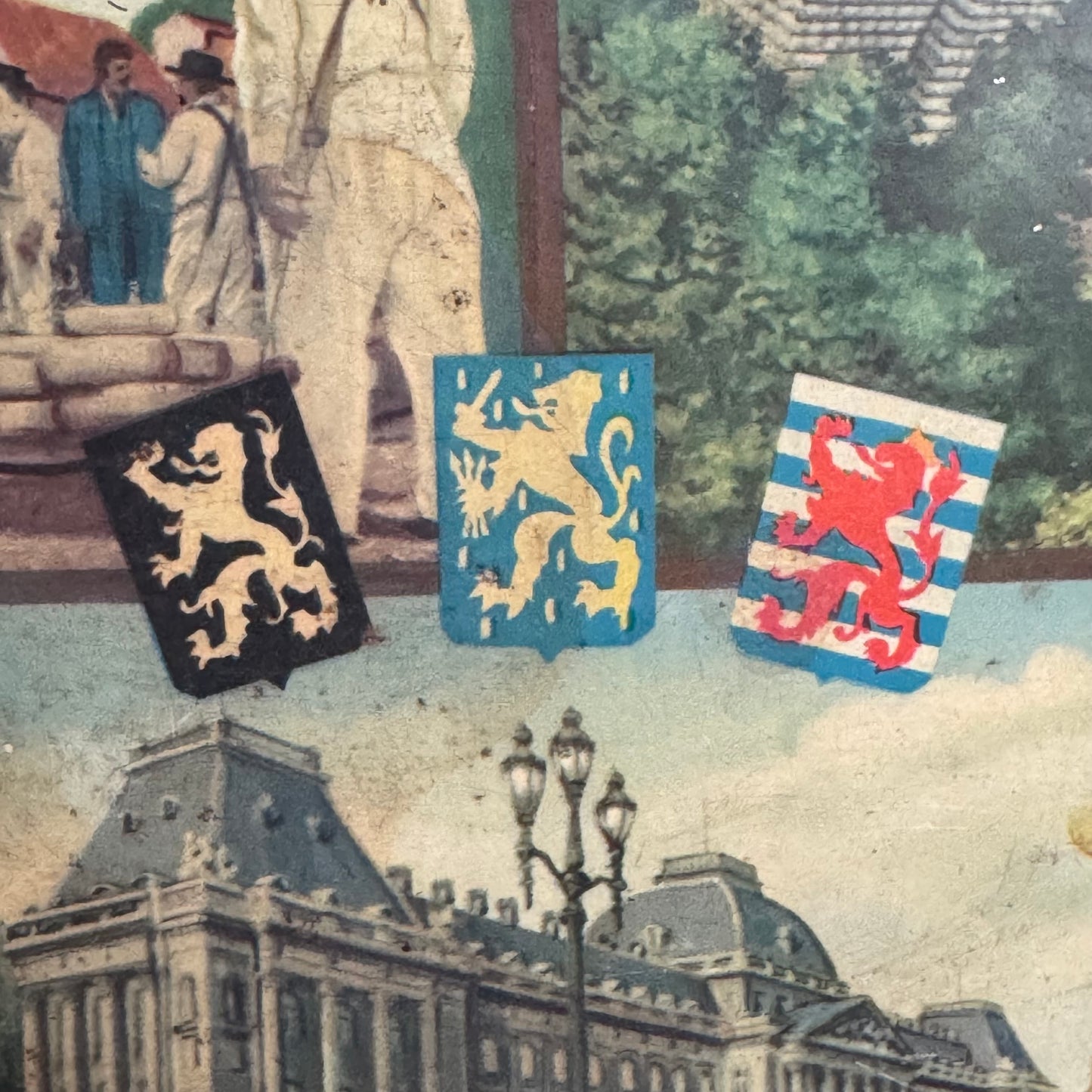 Lonka Benelux toffeeblik – stadsgezichten Nederland België Luxemburg – ca. 1955–1965