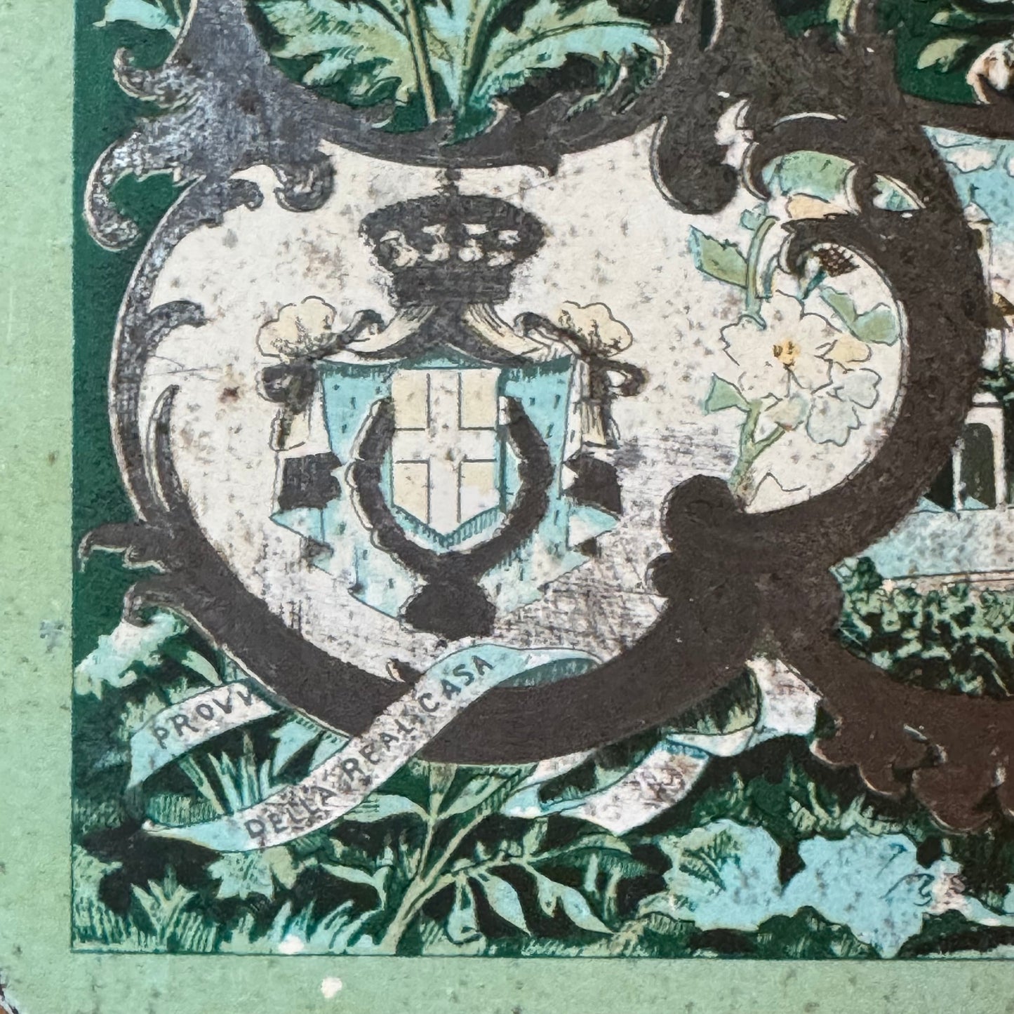 Vintage Blik D. Lazzaroni & C. Biscuits - Saronno - Reproductie 1888