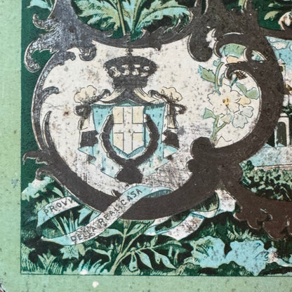 Vintage Blik D. Lazzaroni & C. Biscuits - Saronno - Reproductie 1888