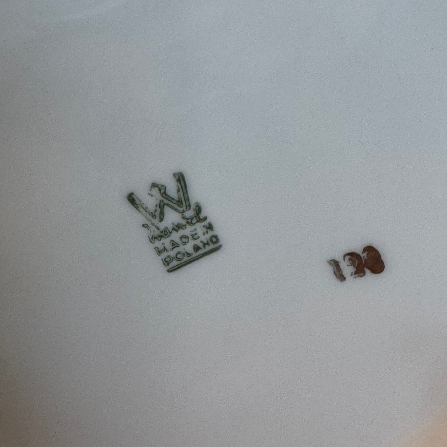 Wawel porseleinen theepot – Polen – bloemendecor met goudaccenten