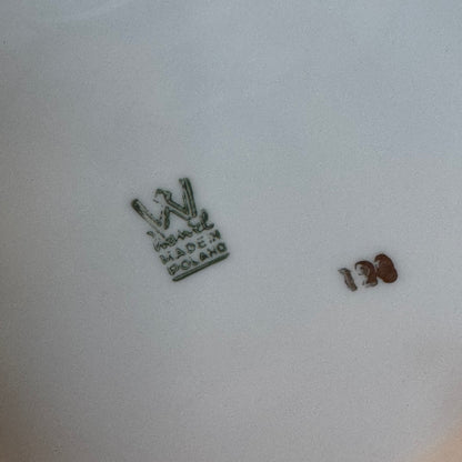 Wawel porseleinen theepot – Polen – bloemendecor met goudaccenten