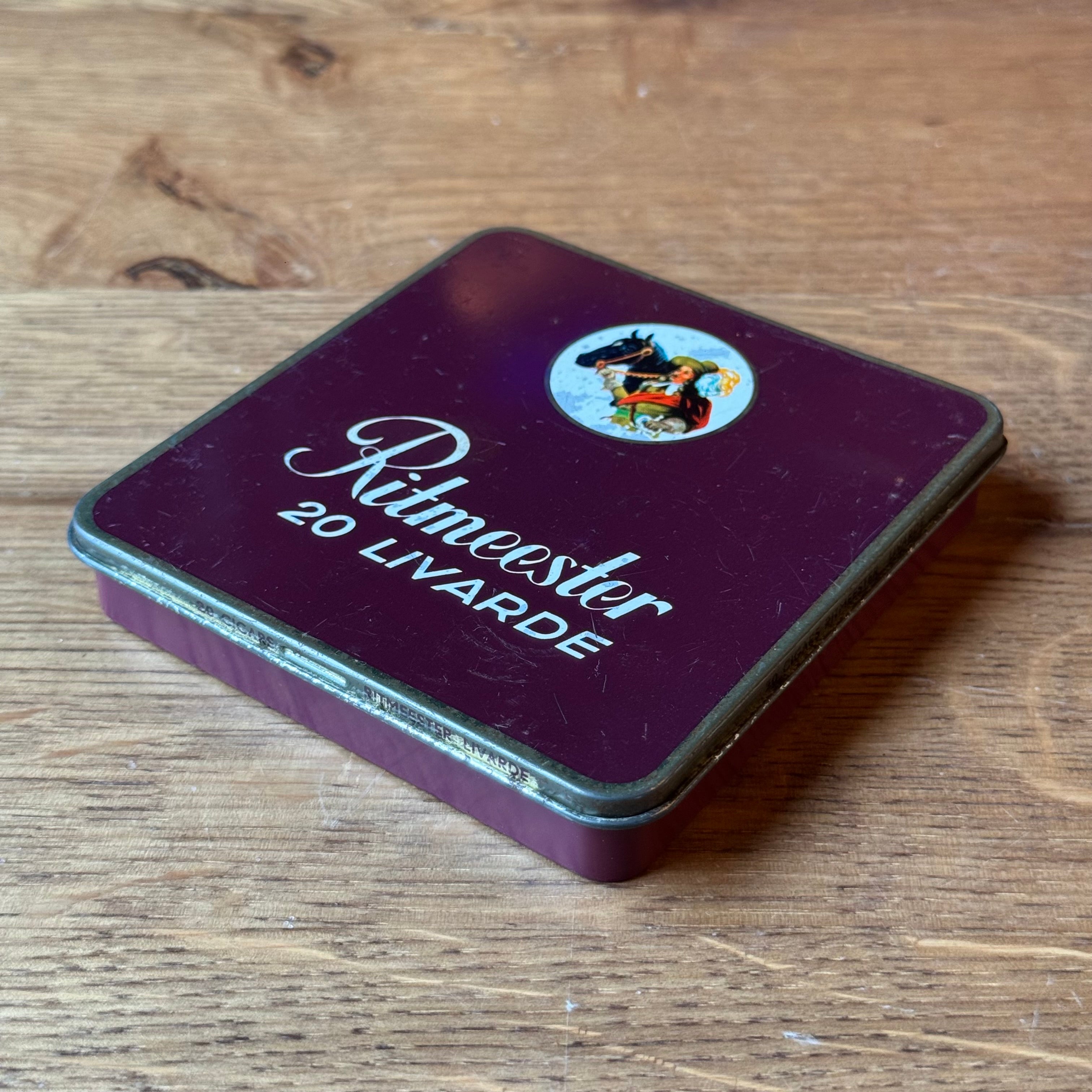 Vintage Ritmeester Livarde Cigar Tin – 20 Pieces