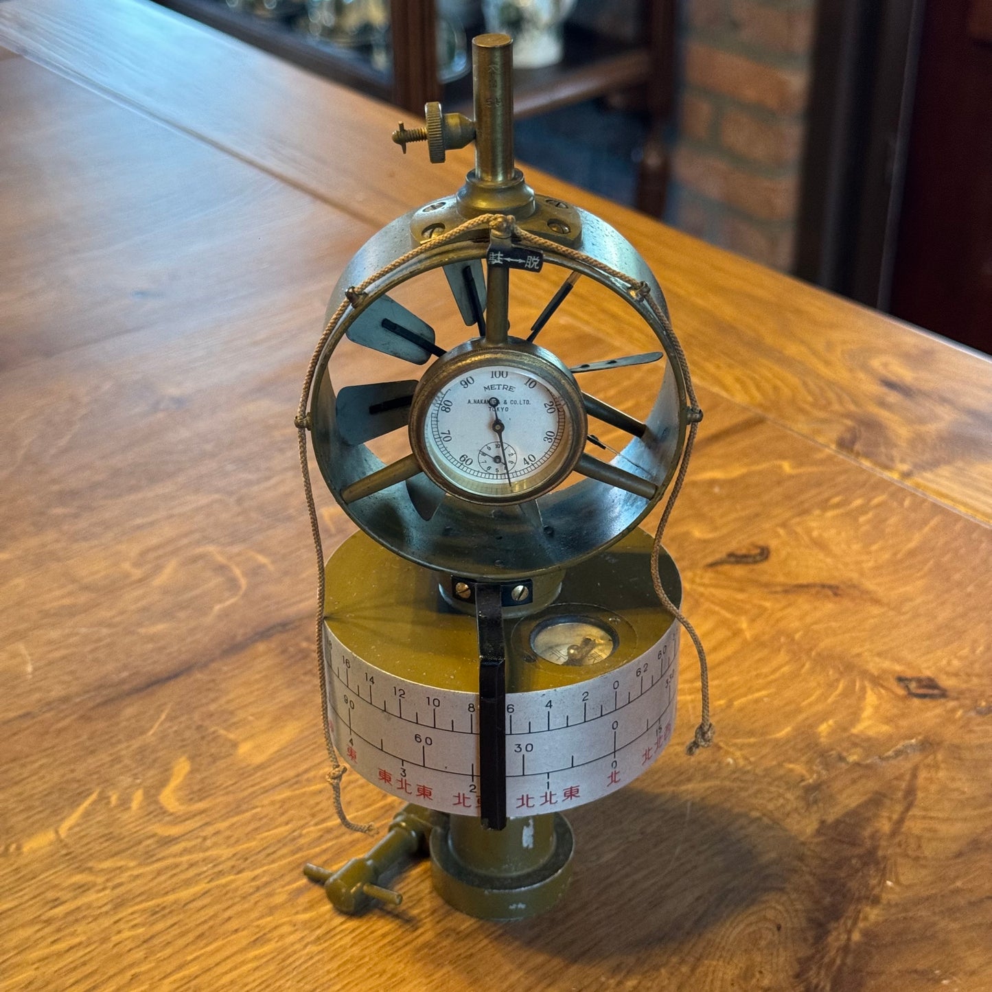 Japanse militaire veld anemometer (ca. 1930–1945) – A. Nakamura Co. Ltd., Tokyo