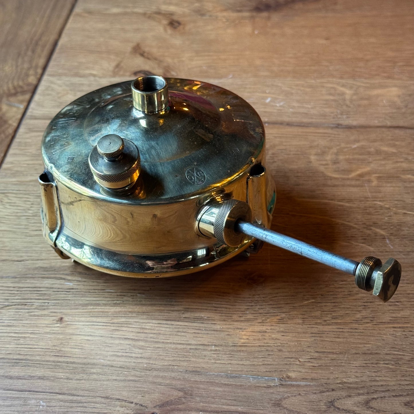 Vintage Juwel petroleumstel met metalen kist – compleet, Duitsland ￼