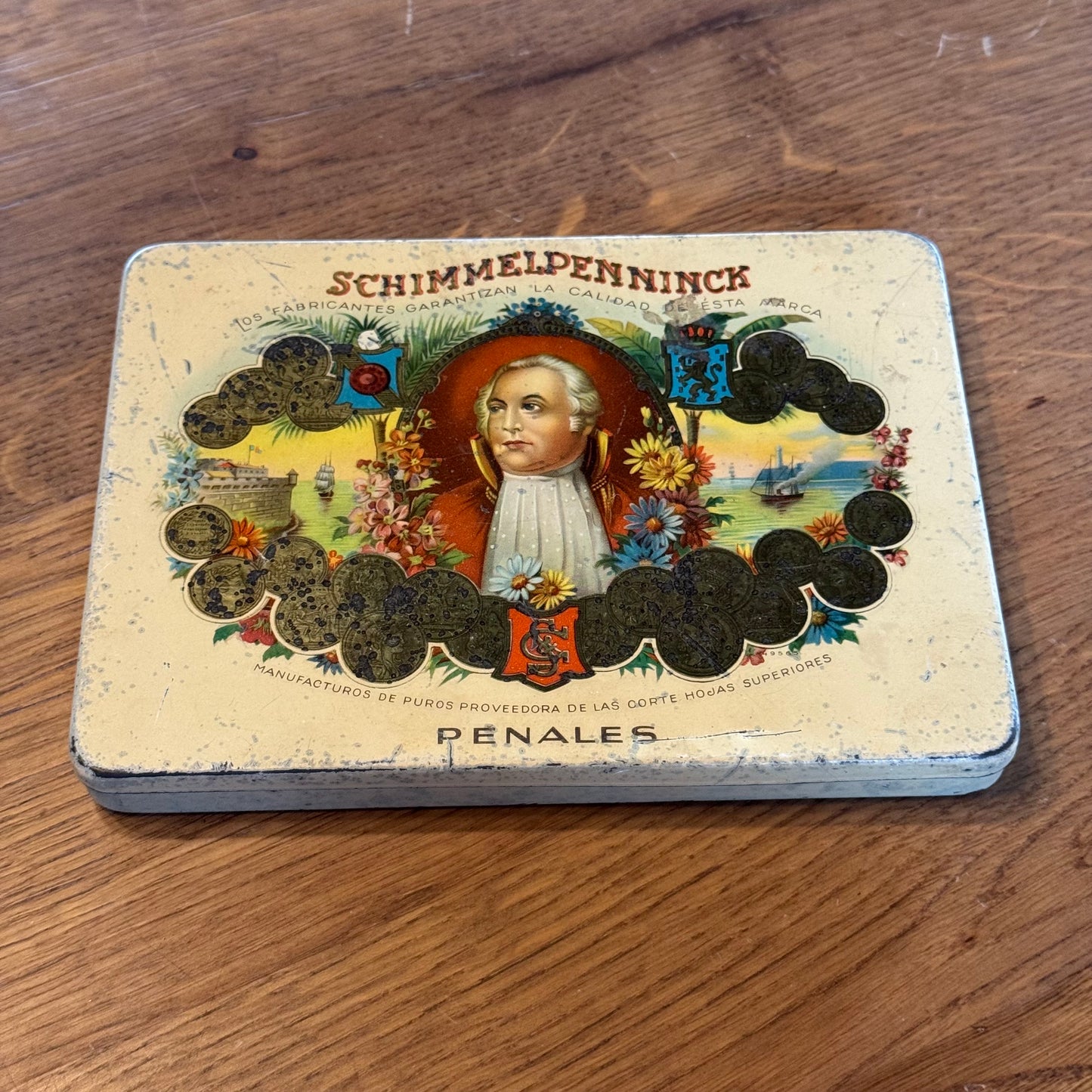 Schimmelpenninck Penales cigar tin – Wageningen – 1940s–1950s