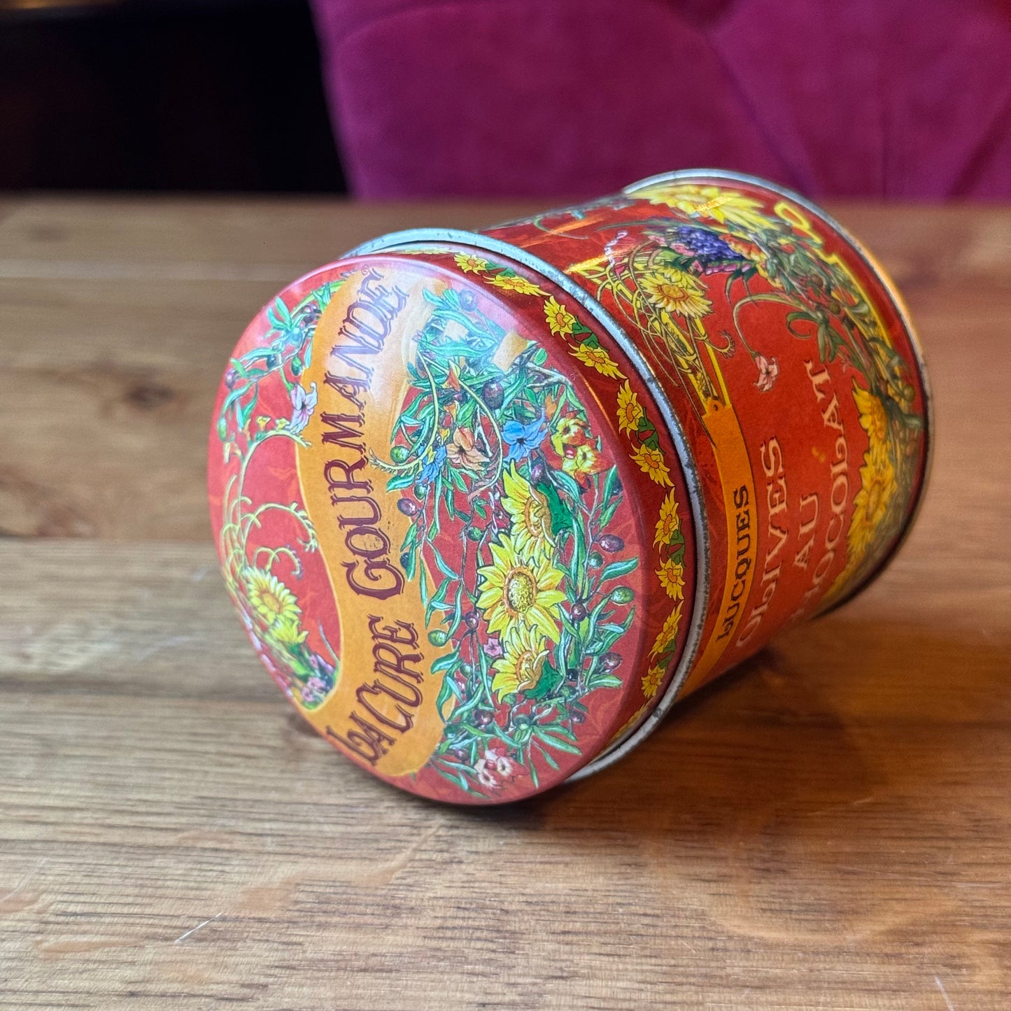 Blik La Cure Gourmande - Olives au Chocolat - Zonnebloemen