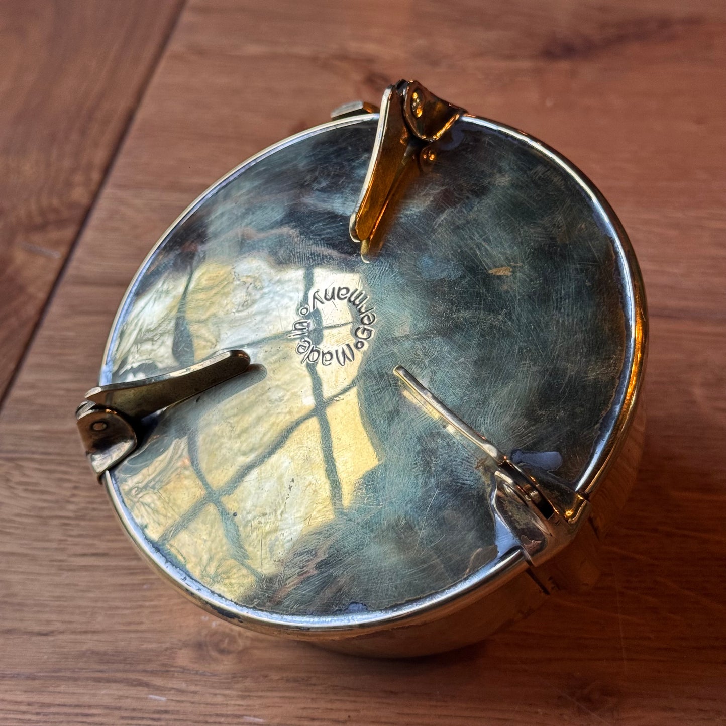 Vintage Juwel petroleumstel met metalen kist – compleet, Duitsland ￼