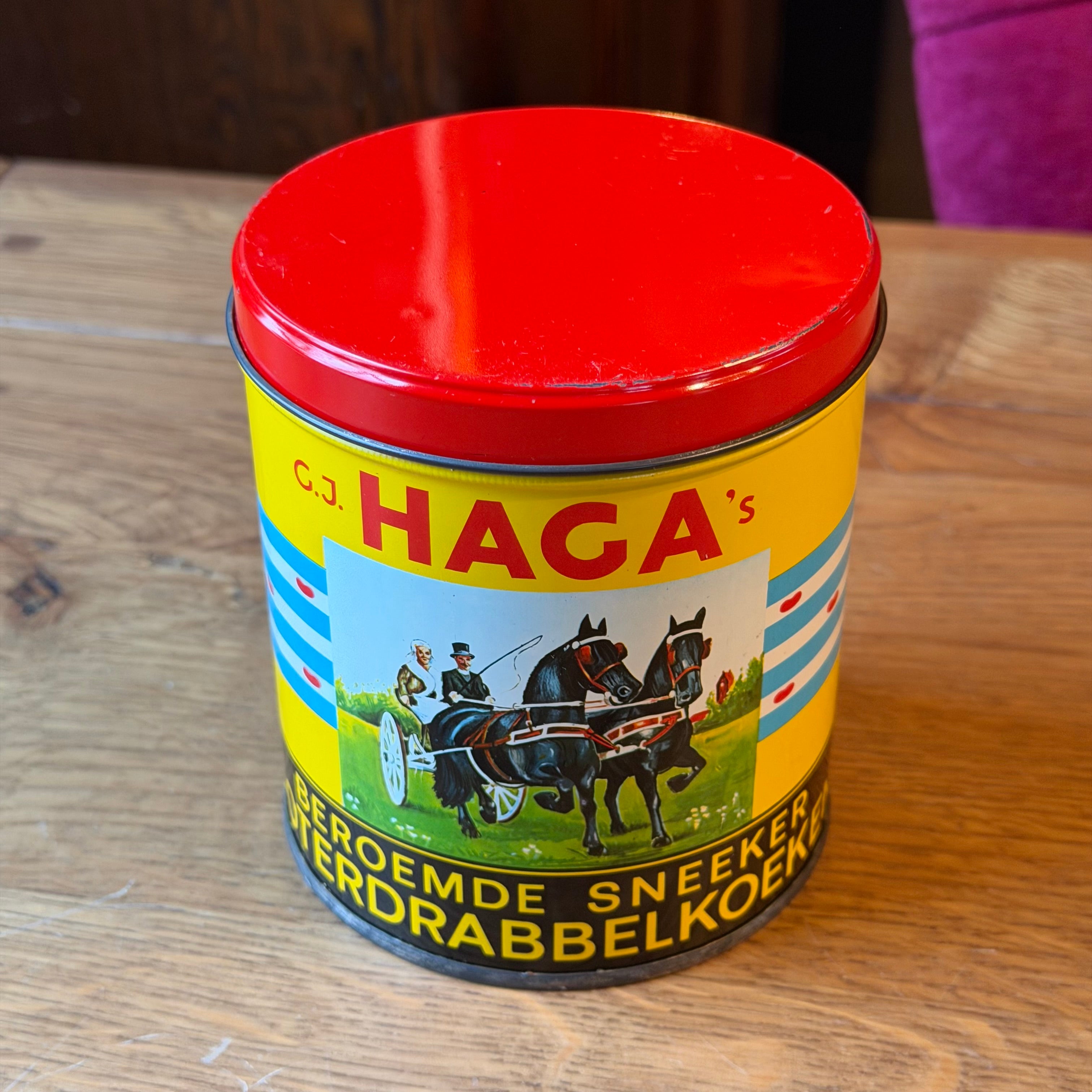 Vintage Keksdose GJ Haga Jr. Sneek – Sneeker Butter Dribble Cookies