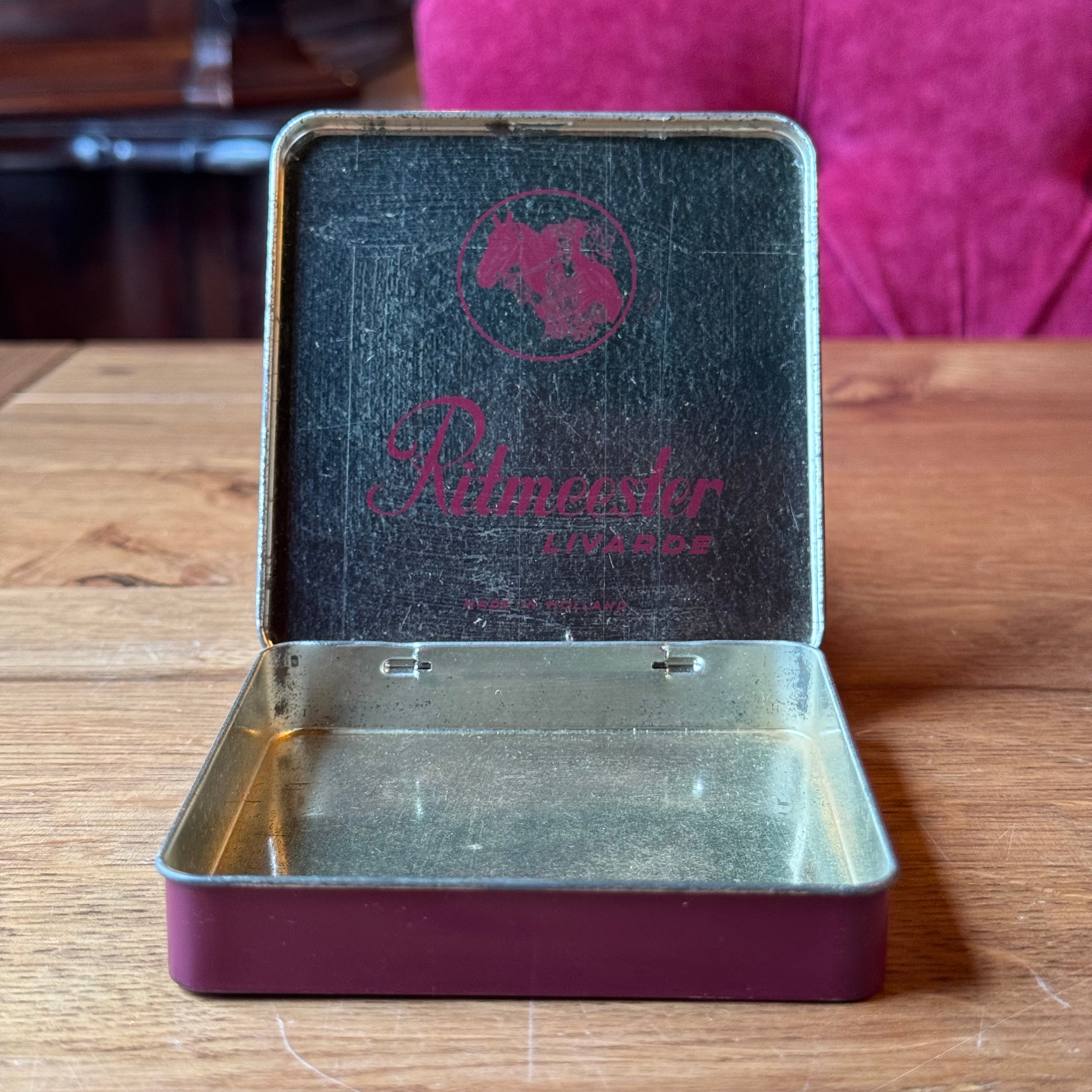 Vintage Ritmeester Livarde Cigar Tin – 20 Pieces