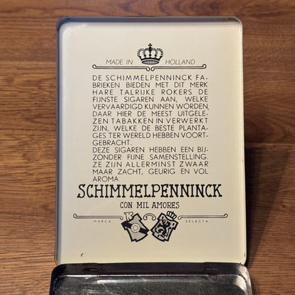 Schimmelpenninck cigar tin "Con Mil Amores" – vintage tobacco tin