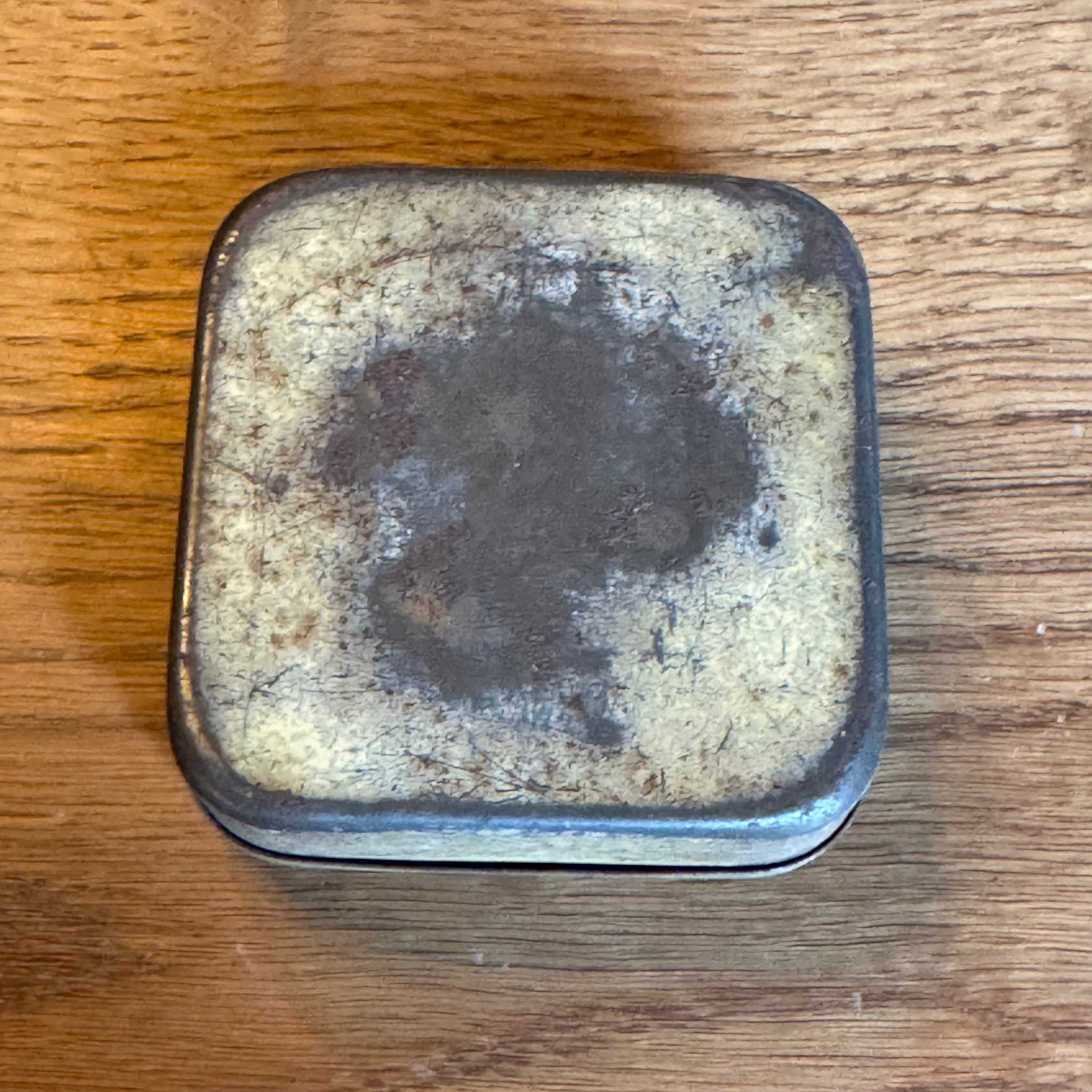 Neelmeijer &amp; Co Apeldoorn – Vintage-Dose mit Eule – ca. 1940–1950