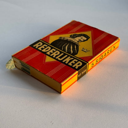 Schachtel mit Originalzigarren der Rederijker Zigarrenfabrik Valkenswaard