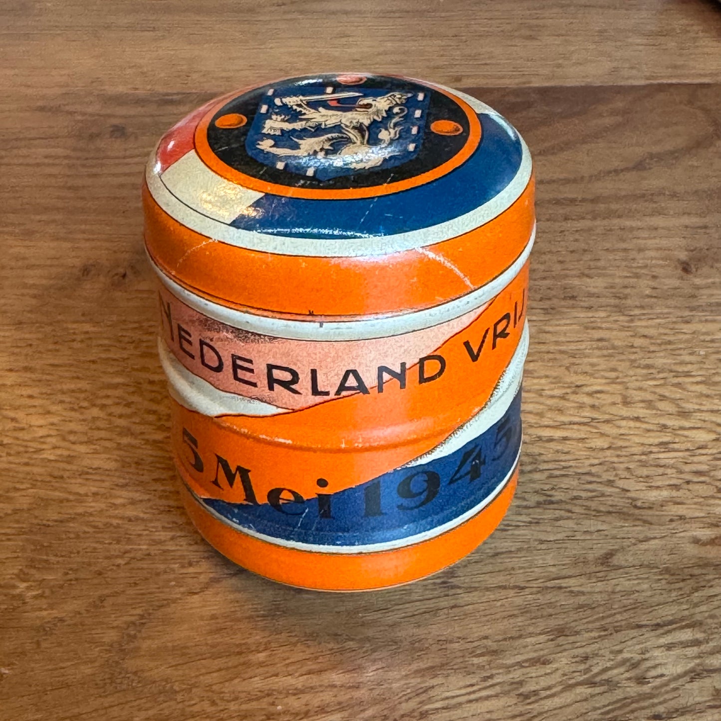 Sponsblikje Nederland Vrij 5 Mei