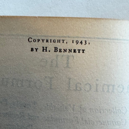 Das chemische Formular, Band VI, von H. Bennett (1943)