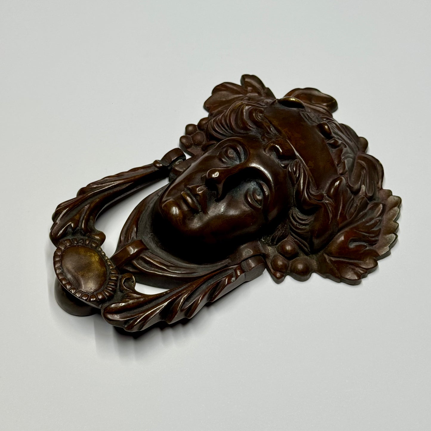 Antieke bronzen deurklopper – Frankrijk ca. 1890