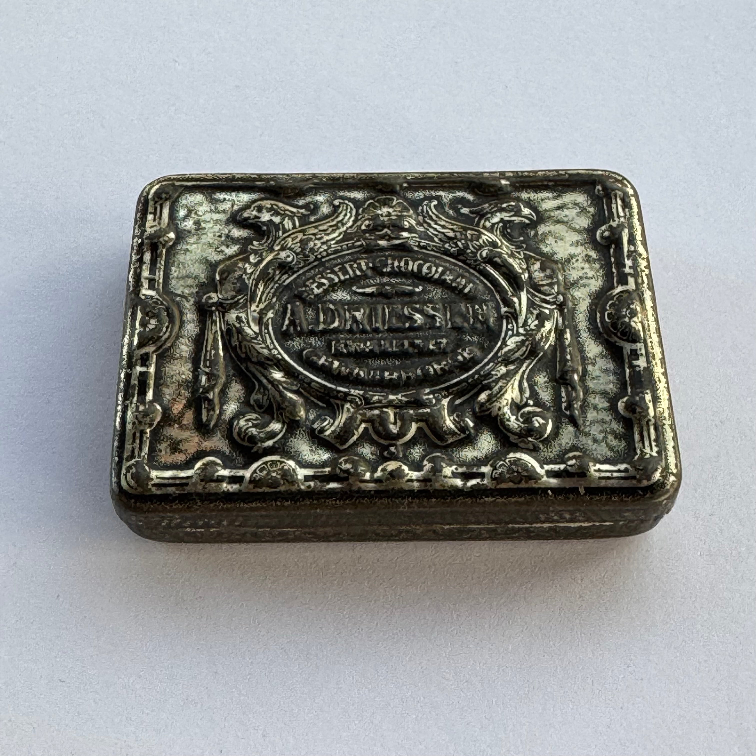 A. Driessen chocolate tin – Rotterdam – ca. 1900–1920