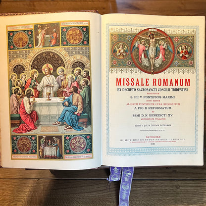 Antieke Missale Romana (1920) inclusief leesstandaard The Collectionist