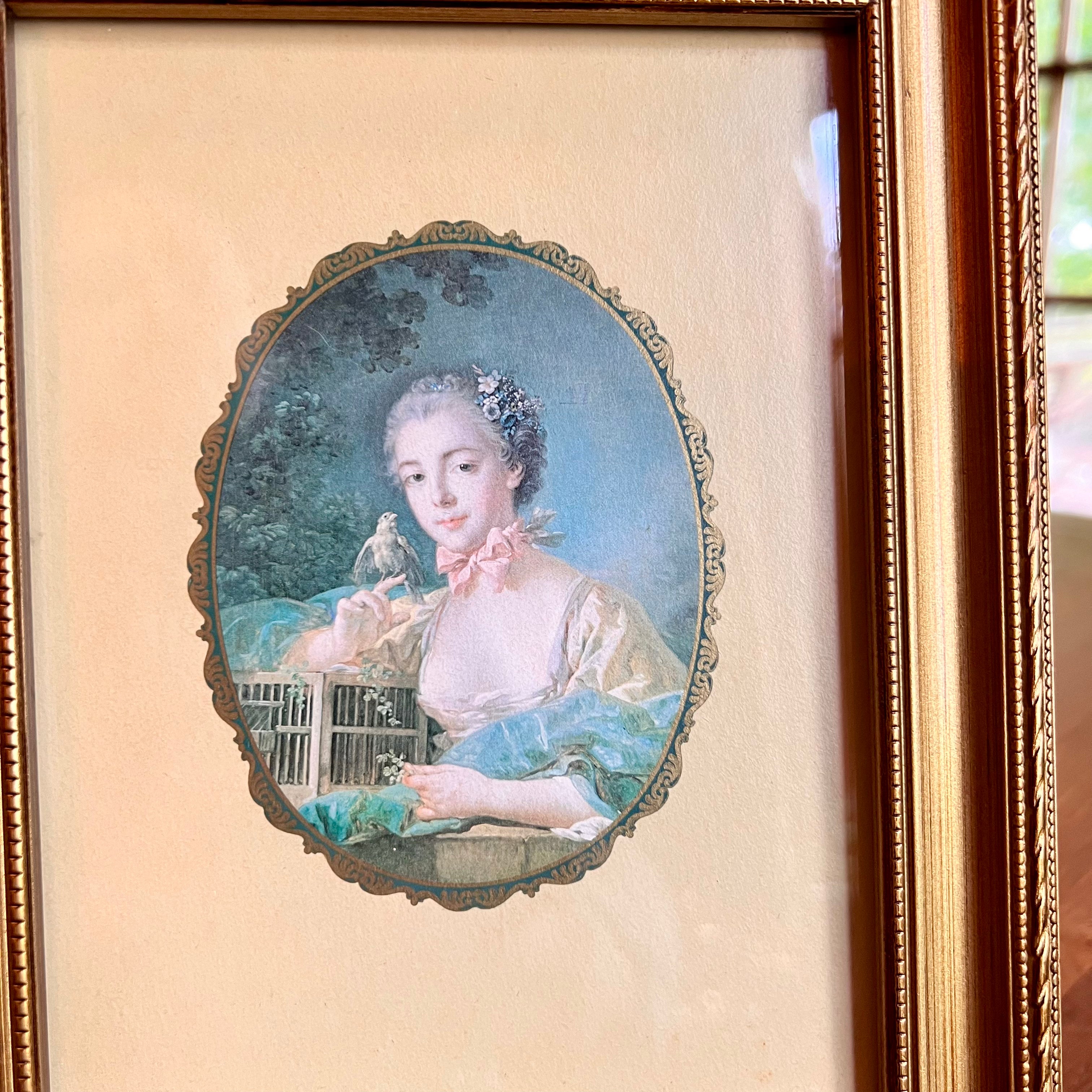 Twee ingelijste portretten The Collectionist