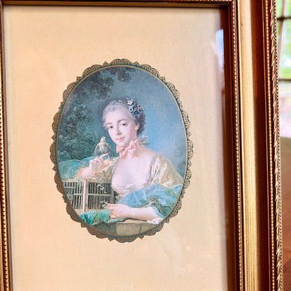 Twee ingelijste portretten The Collectionist