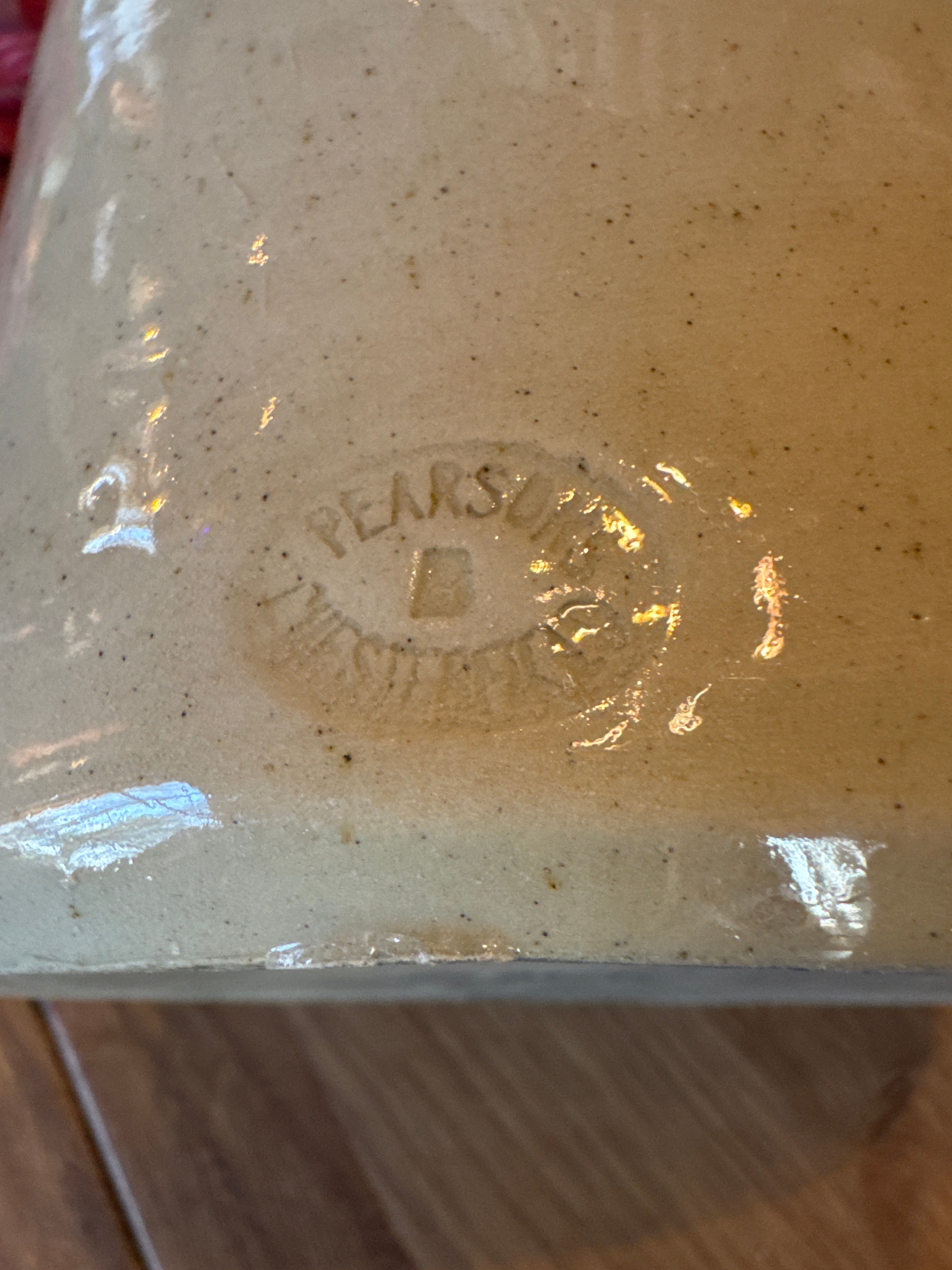 Vintage Pearson &amp; Co. Steingut-Wärmflasche – England ca. 1935 – 3 Pint