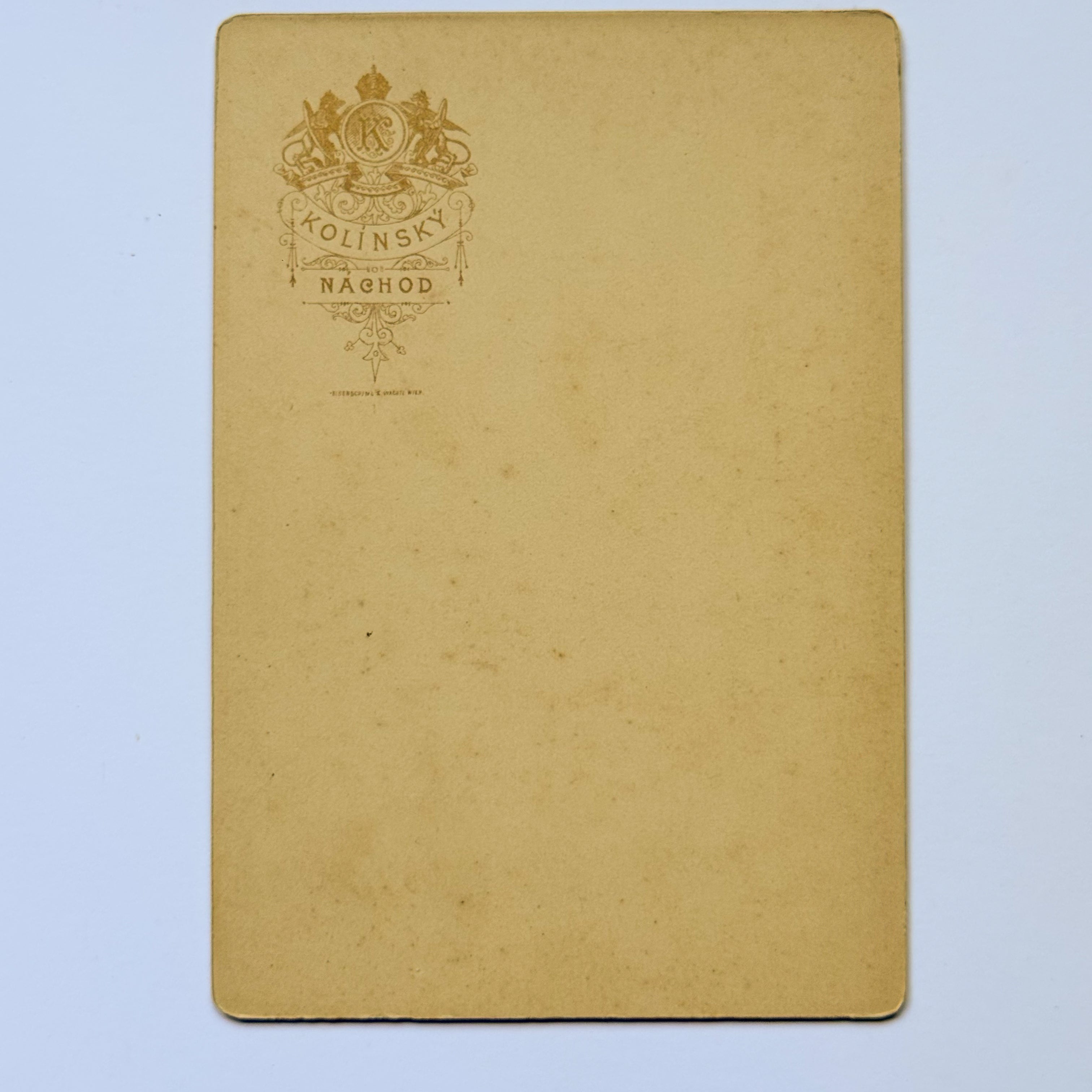 Männerporträt mit Monokel - Kolinsky, Náchod (ca. 1895)