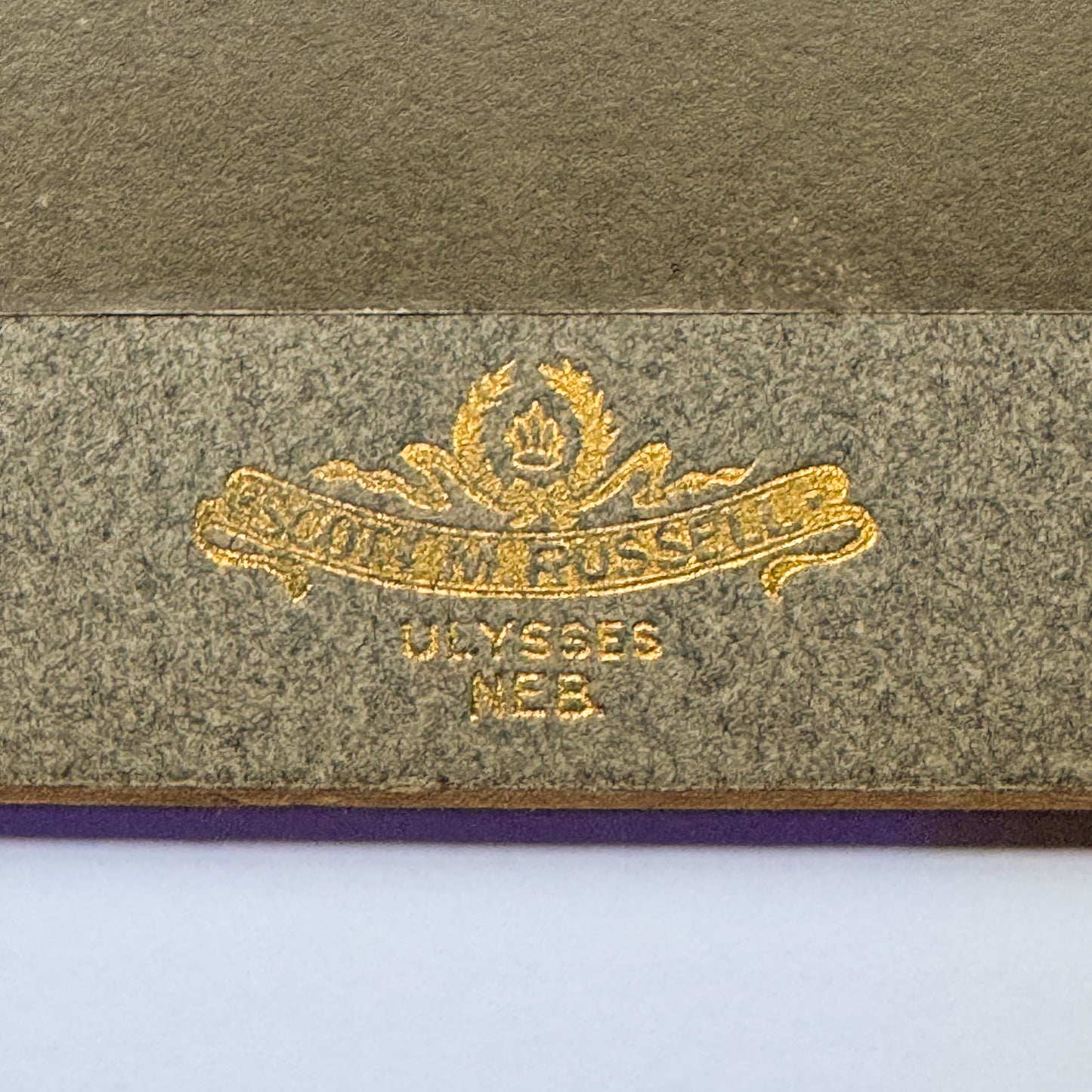 Porträt eines jungen Mannes - WM Russell, Ulysses NEB (ca. 1900)