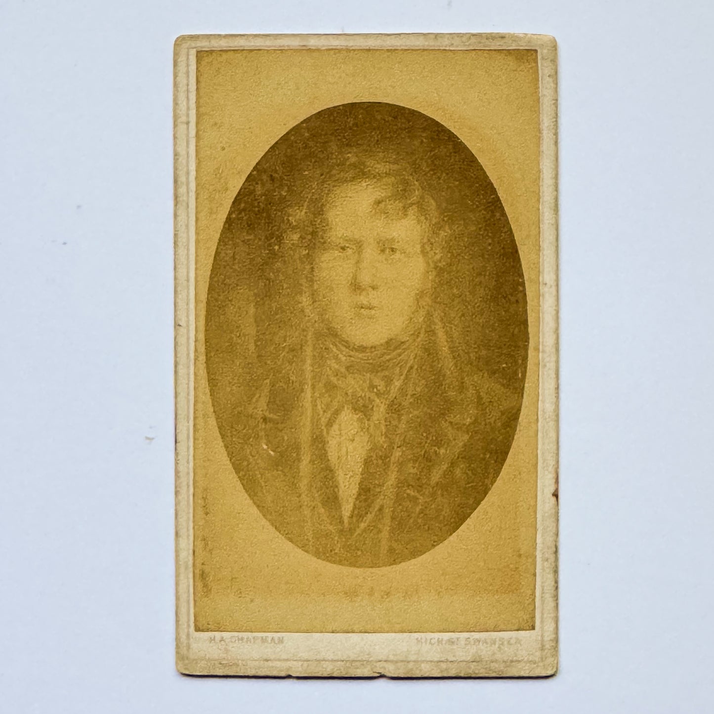 Frühe Visitenkarte – Henry A. Chapman, Swansea (ca. 1870)