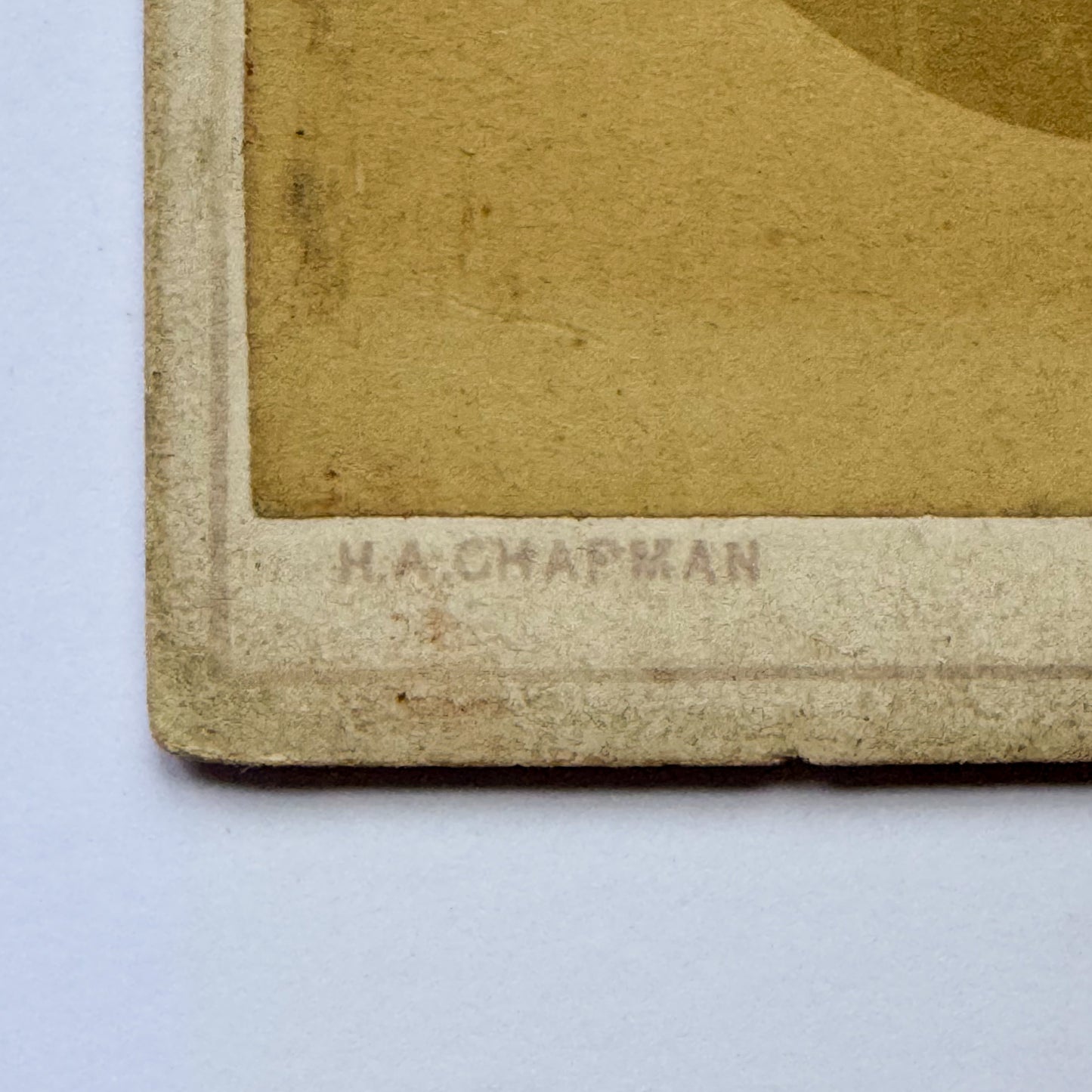 Frühe Visitenkarte – Henry A. Chapman, Swansea (ca. 1870)