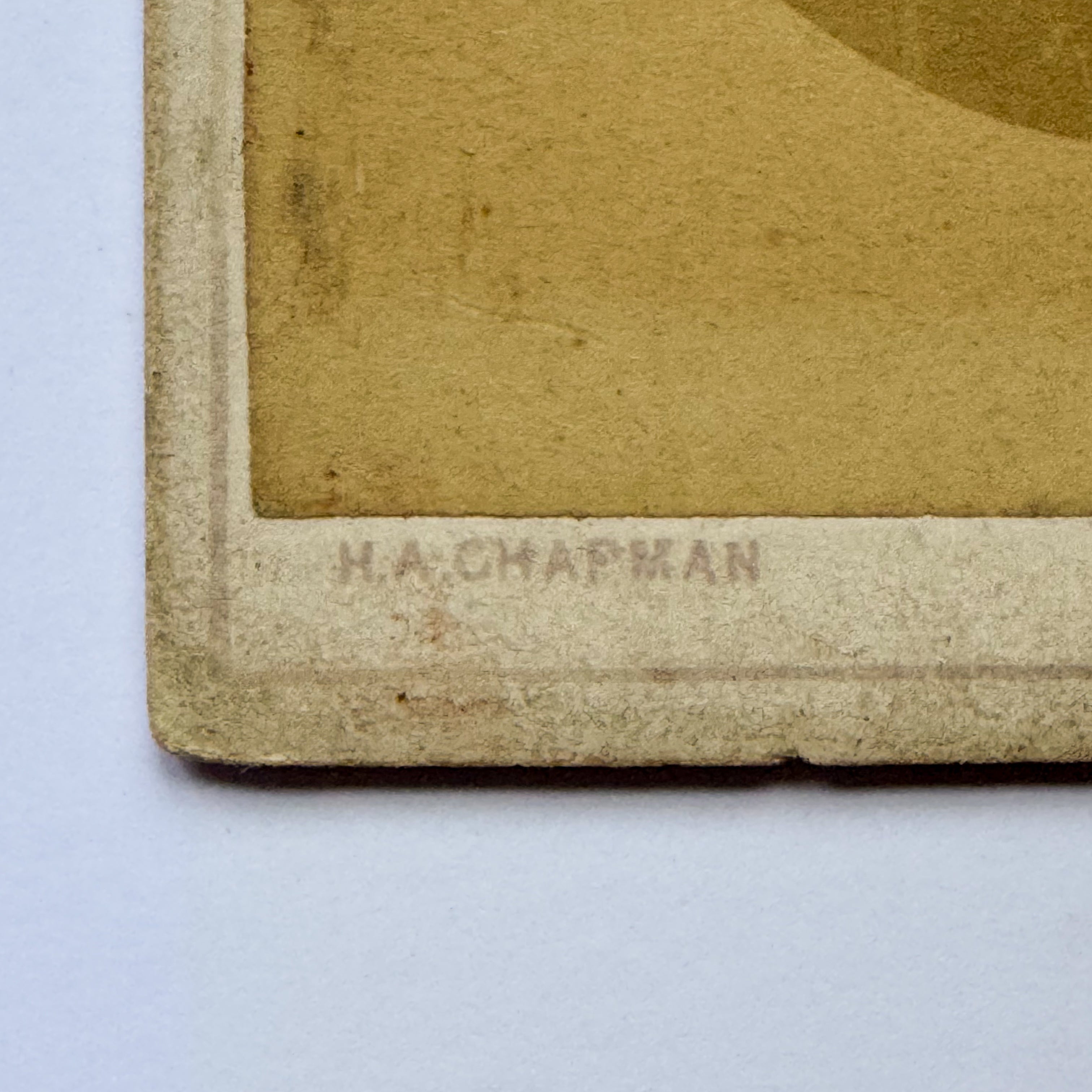 Frühe Visitenkarte – Henry A. Chapman, Swansea (ca. 1870)